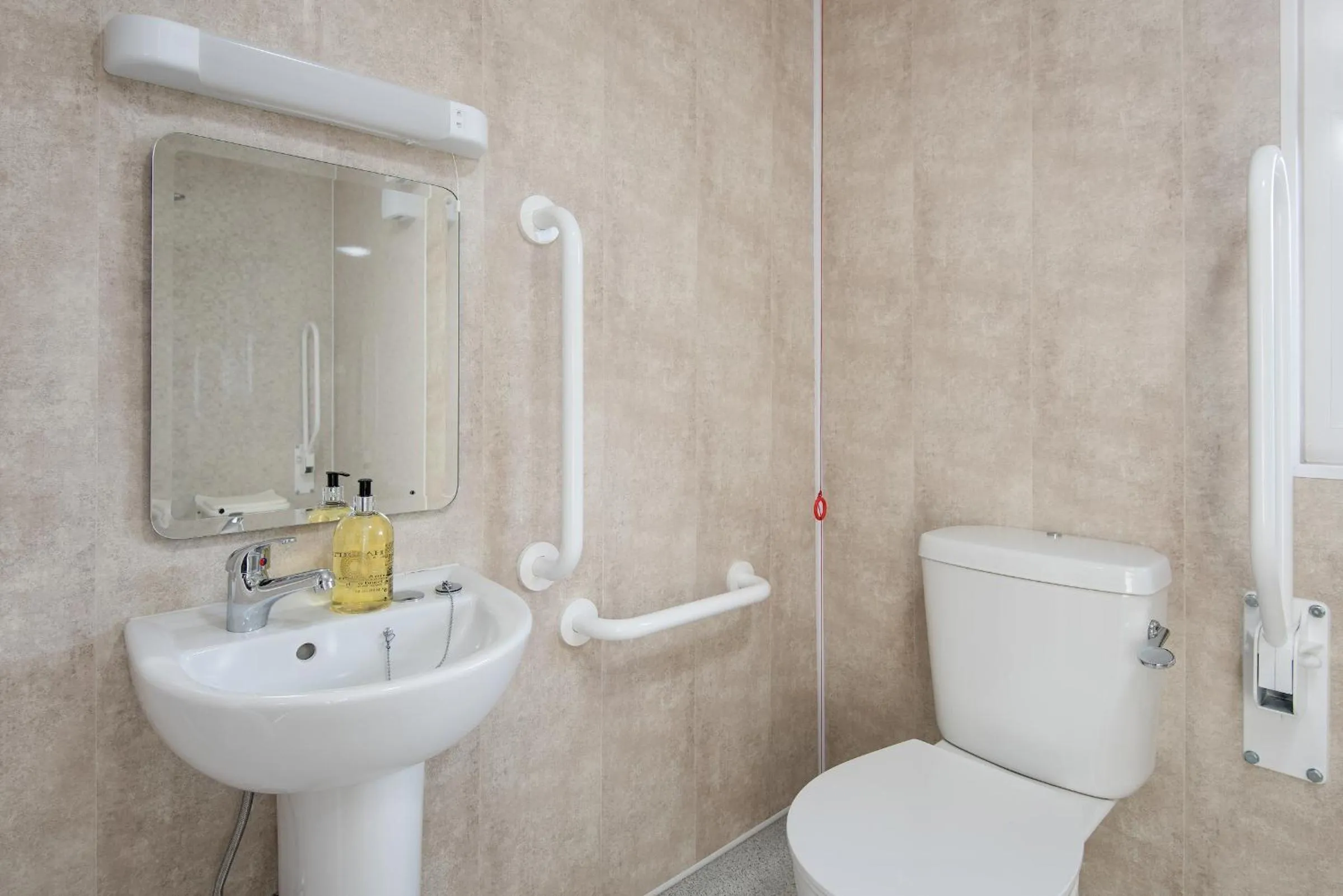 Shower in Brown Rigg Guest Rooms