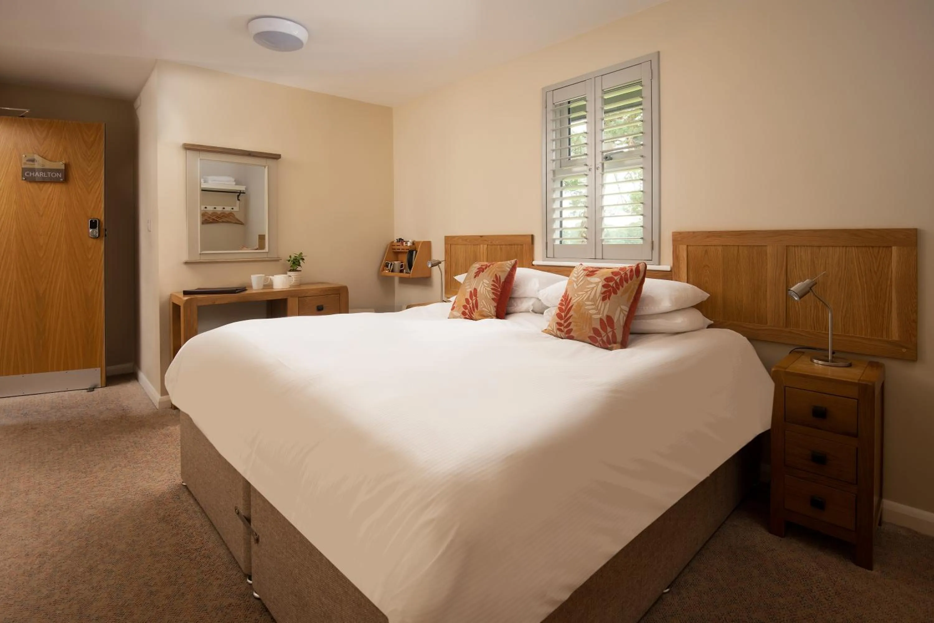 Bed in Brown Rigg Guest Rooms