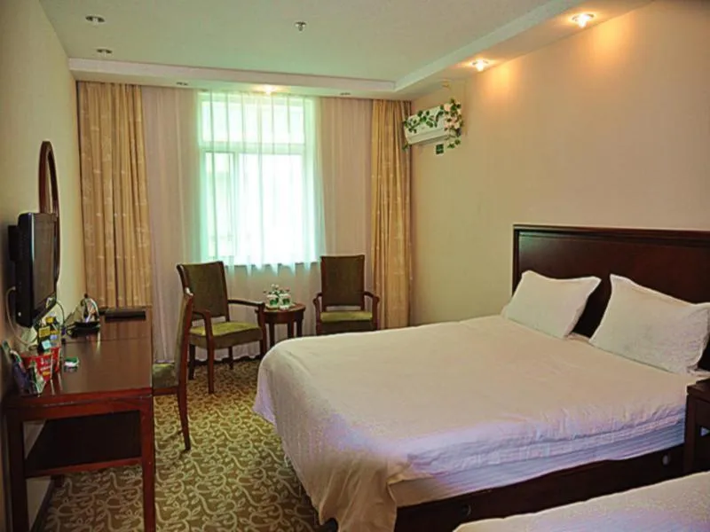 Photo of the whole room, Bed in Greentree Inn Shanghai Chongming Bao Town Express Hotel