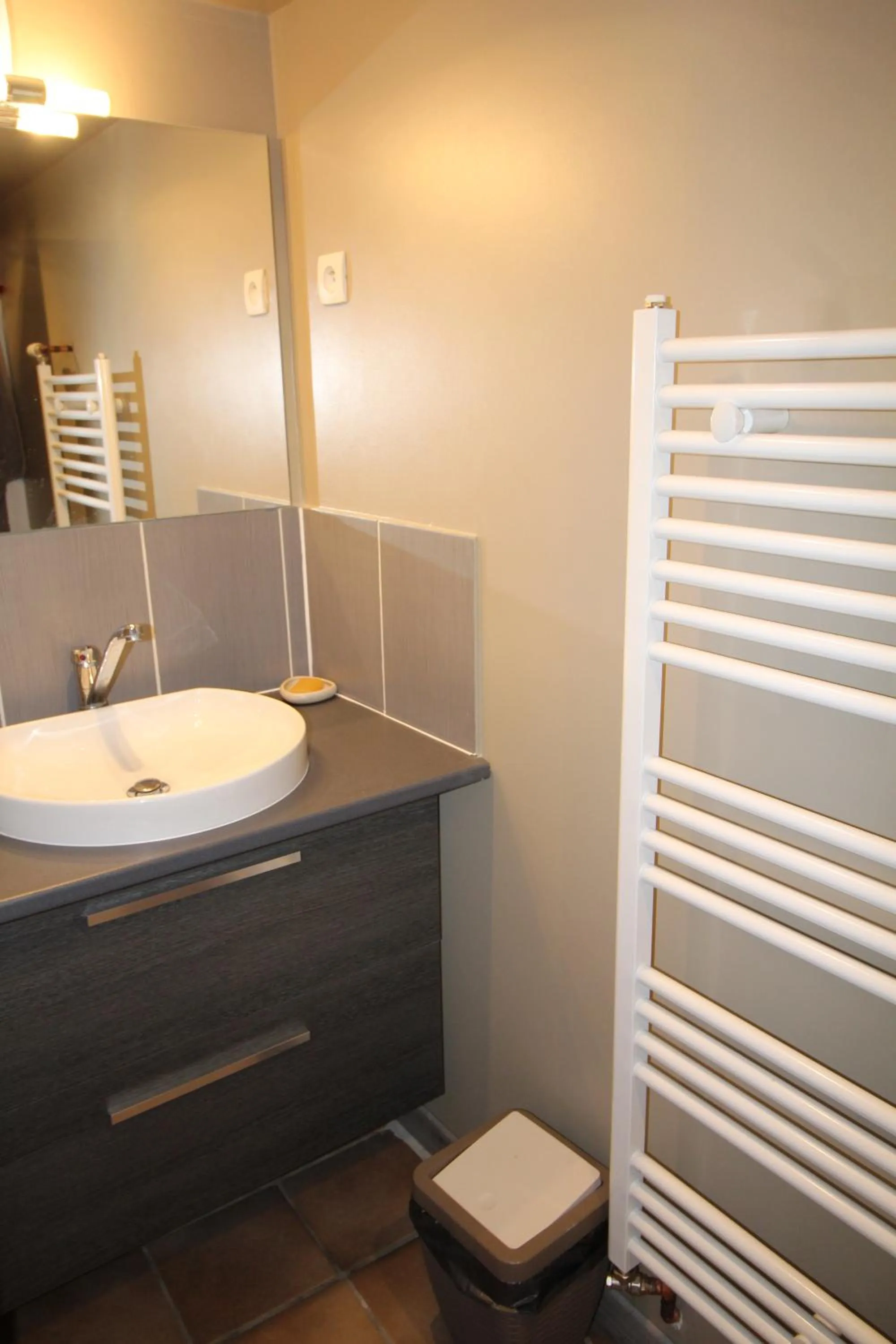 Shower in Chambre d’hôtes de Vauguenige