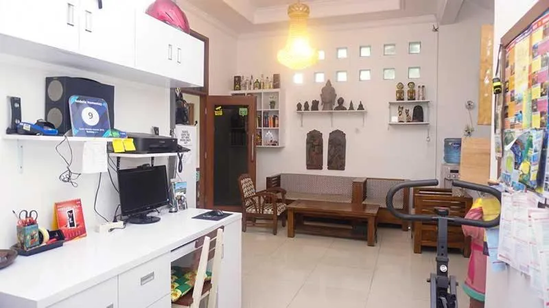 Lobby or reception in Andelis Homestay