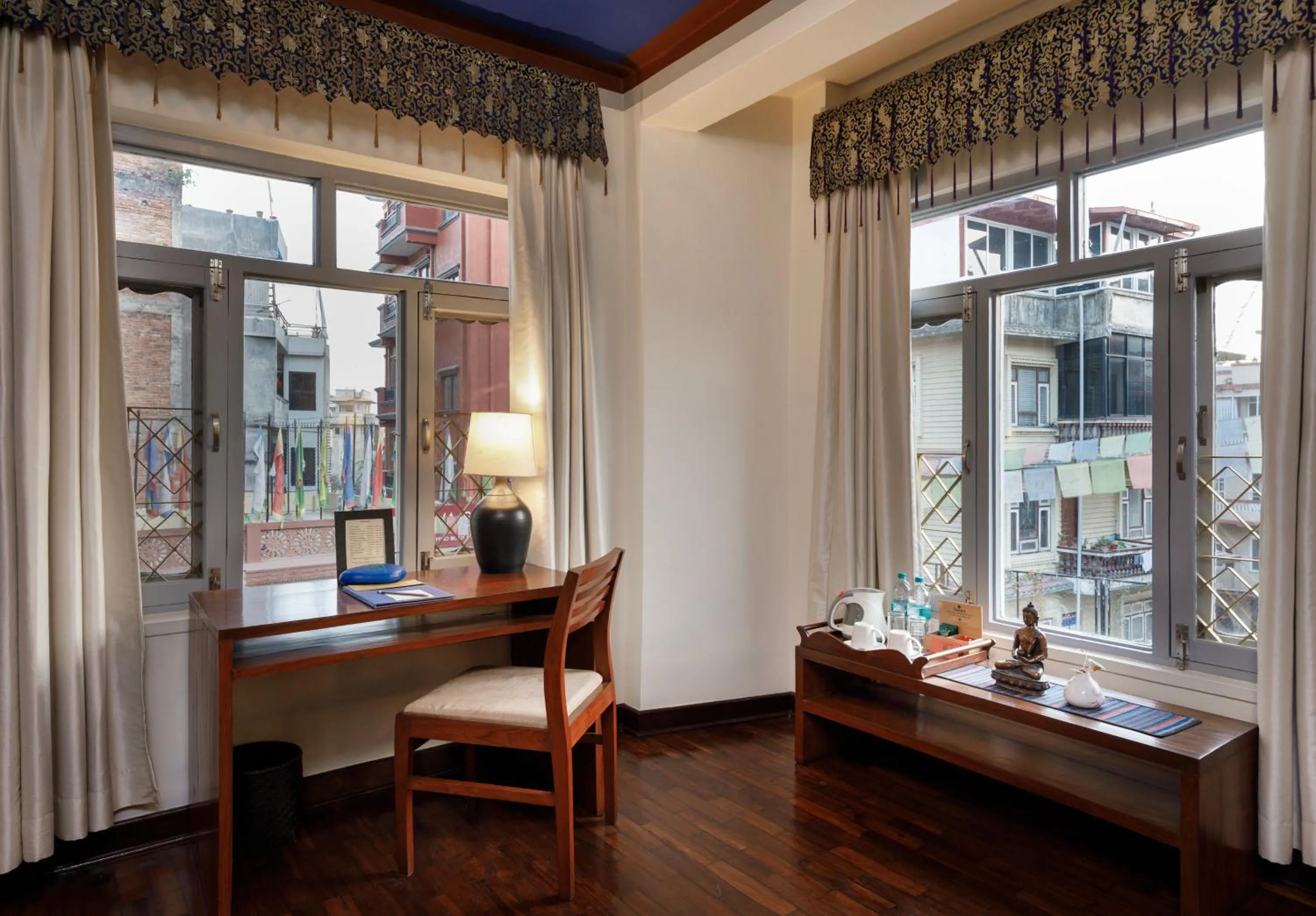 Seating area in Shambaling Boutique Hotel