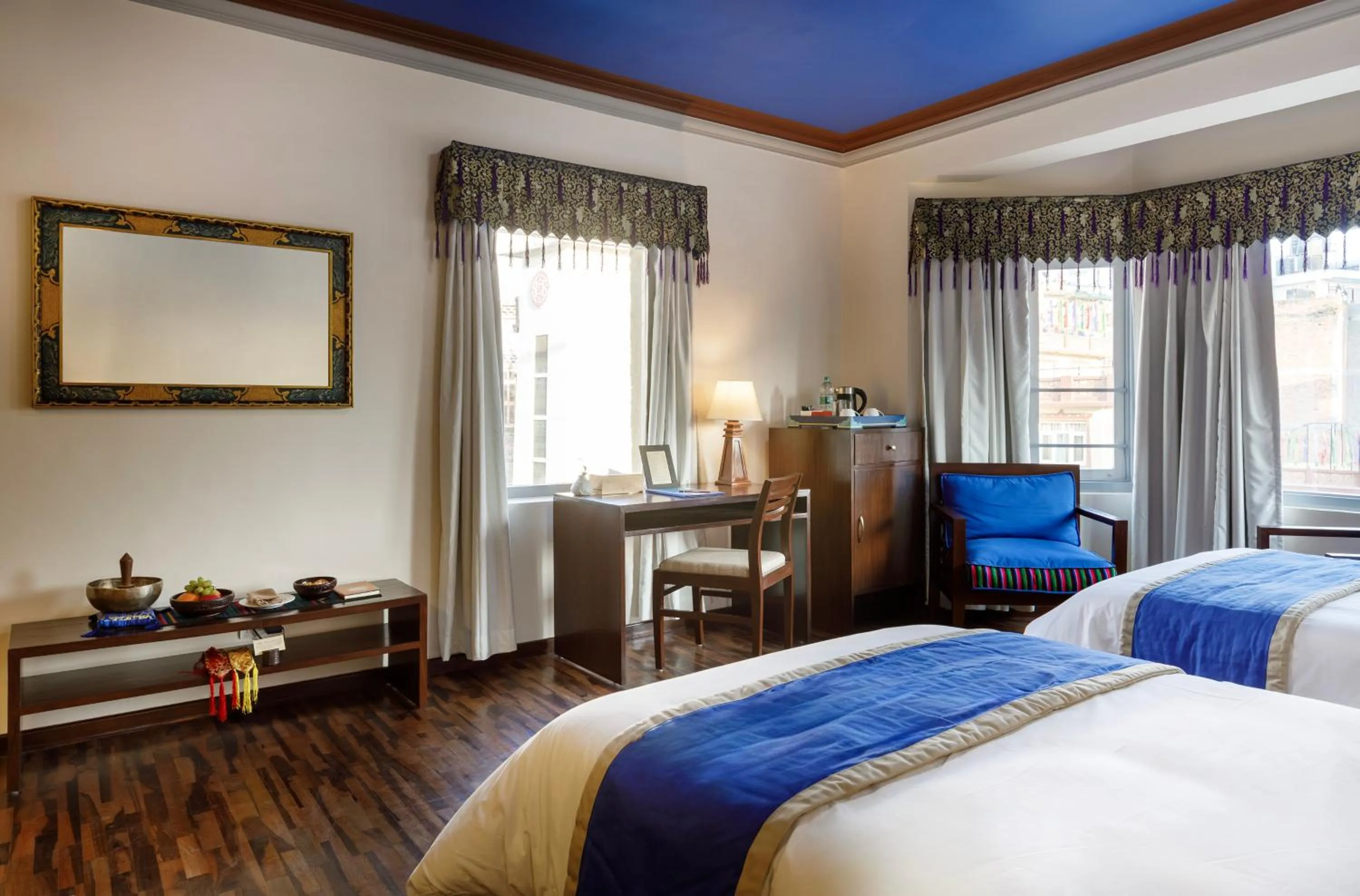 Bed in Shambaling Boutique Hotel