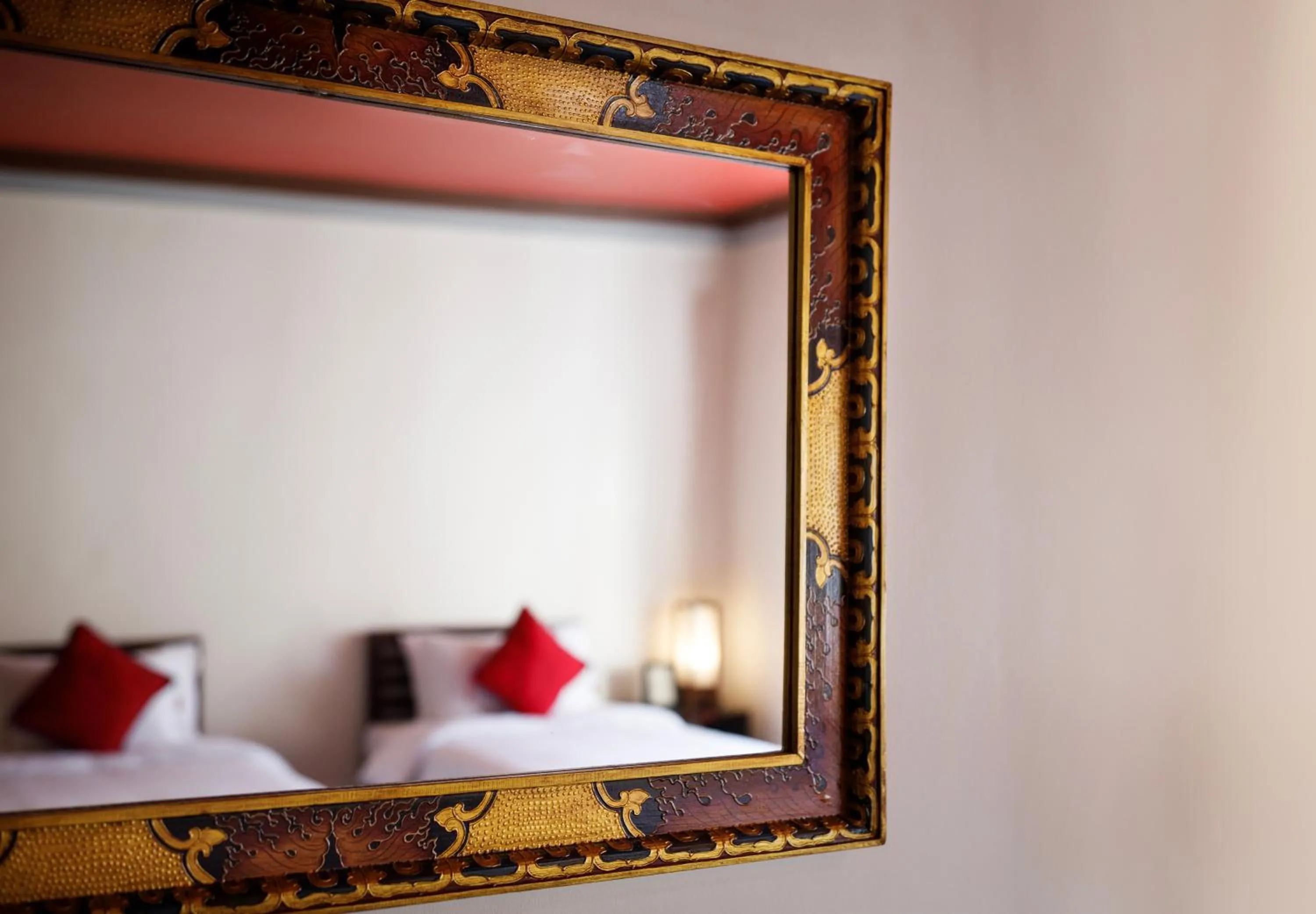 Bed in Shambaling Boutique Hotel