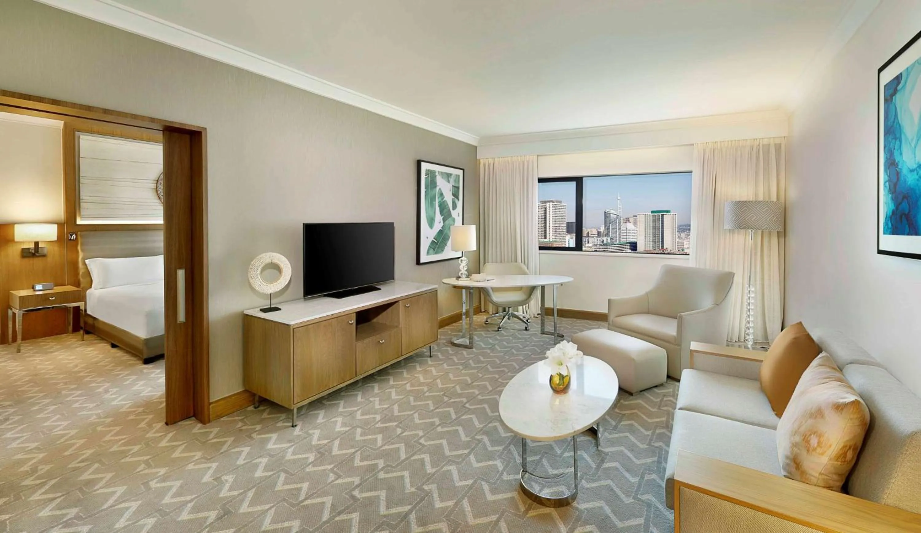 Living room in Hilton Durban