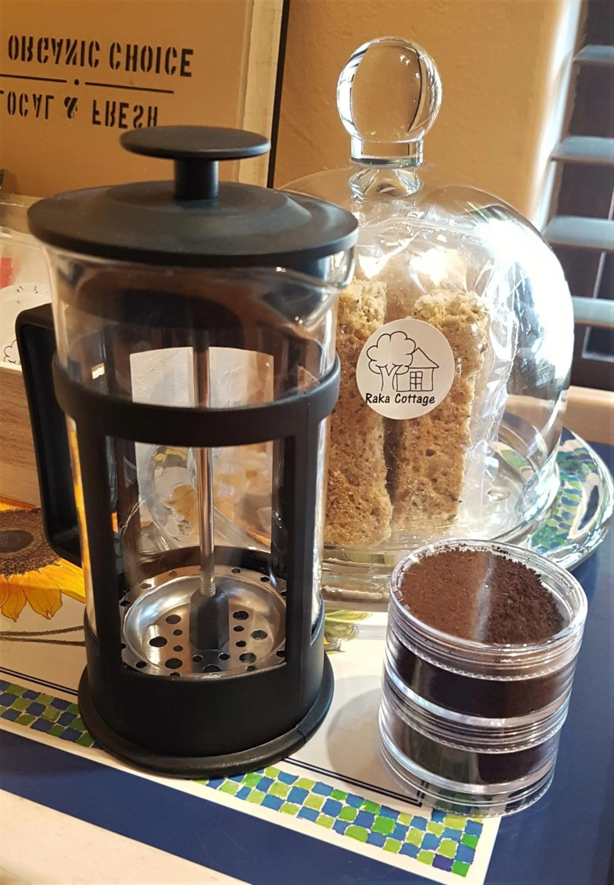 Food close-up in Raka Cottage