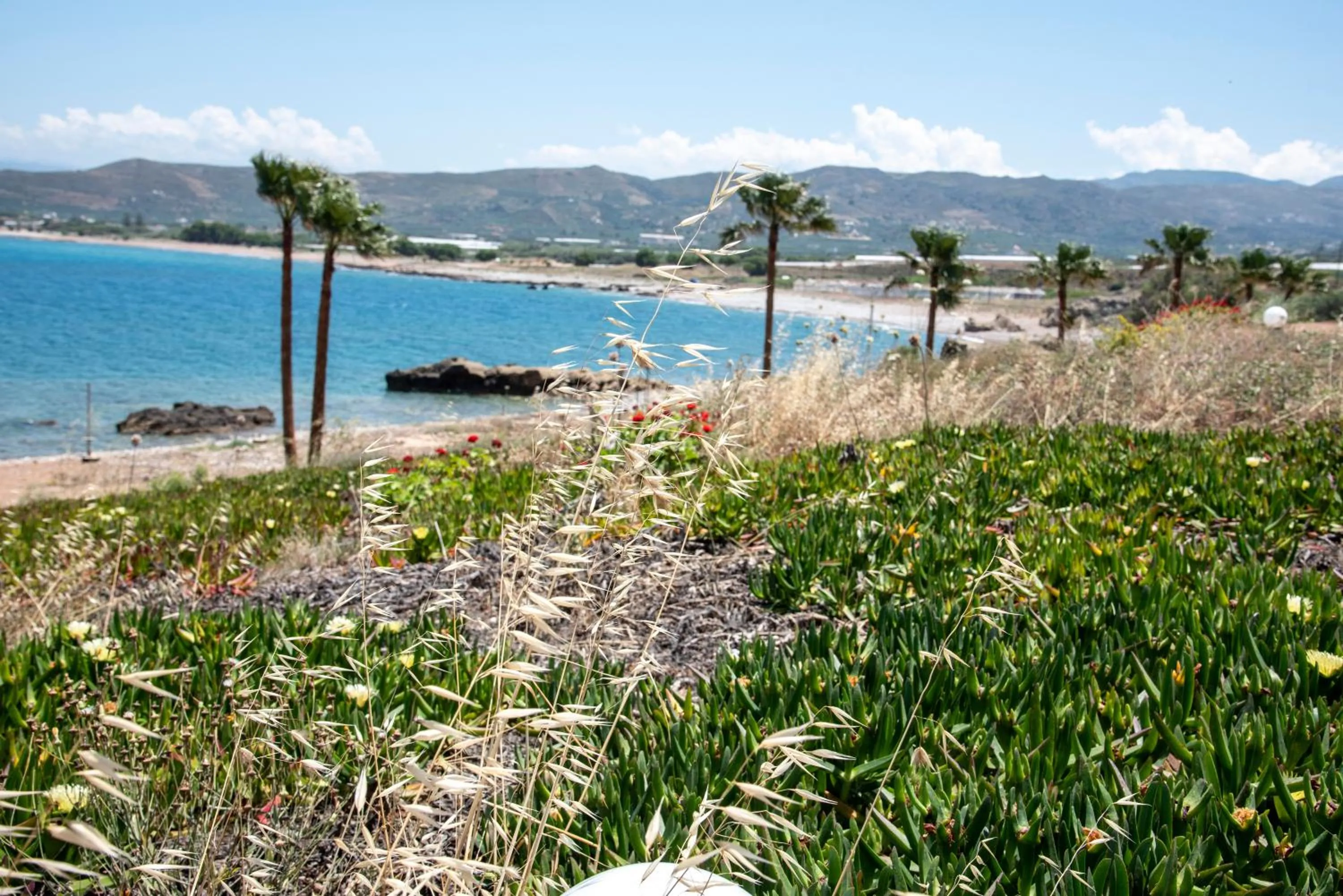 Natural landscape in Balos Beach