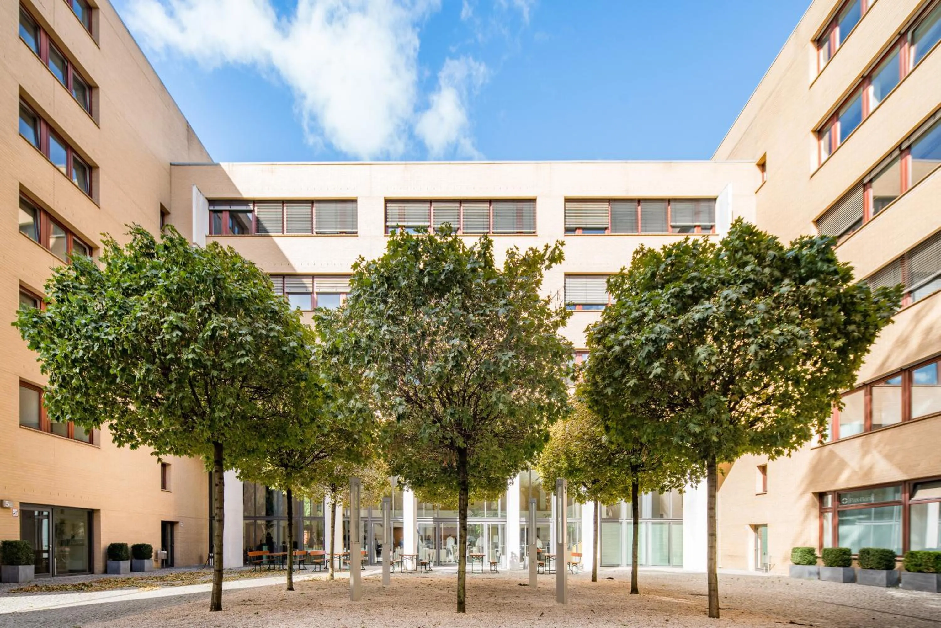 Patio in Hotel Aquino Berlin