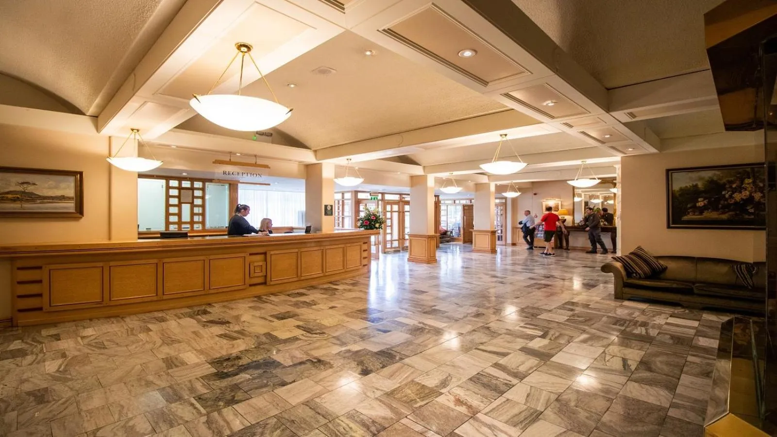 Lobby or reception in Brandon Hotel Conference & Leisure Centre