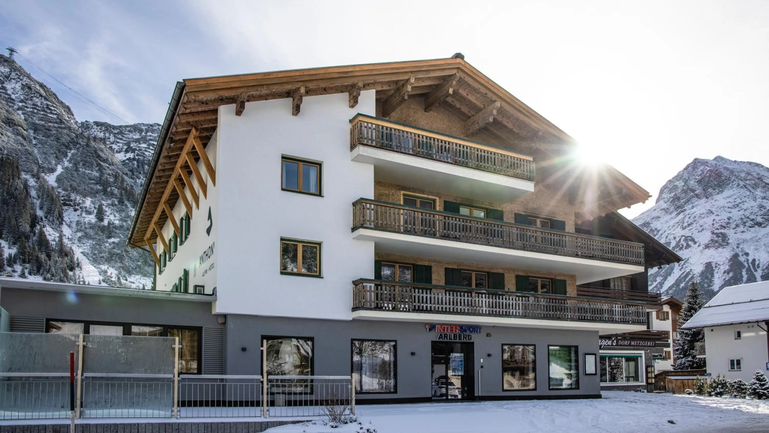 Property building in Anthony´s Alpin Hotel Garni