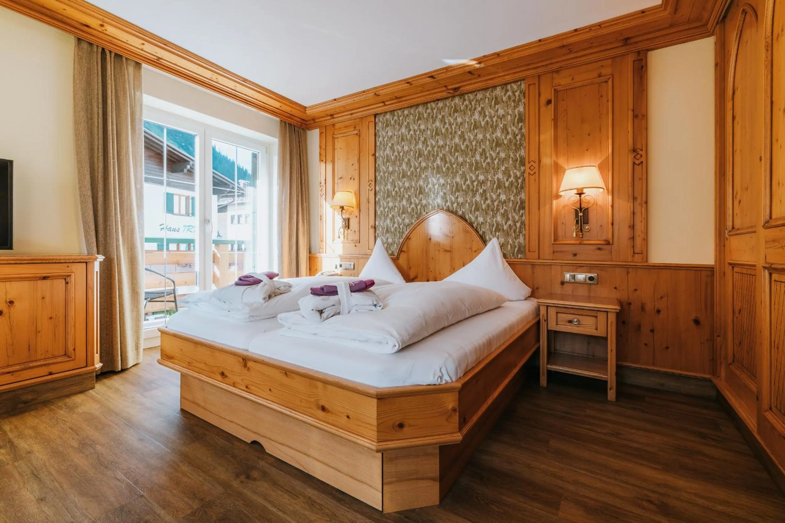 Bed in Anthony´s Alpin Hotel Garni