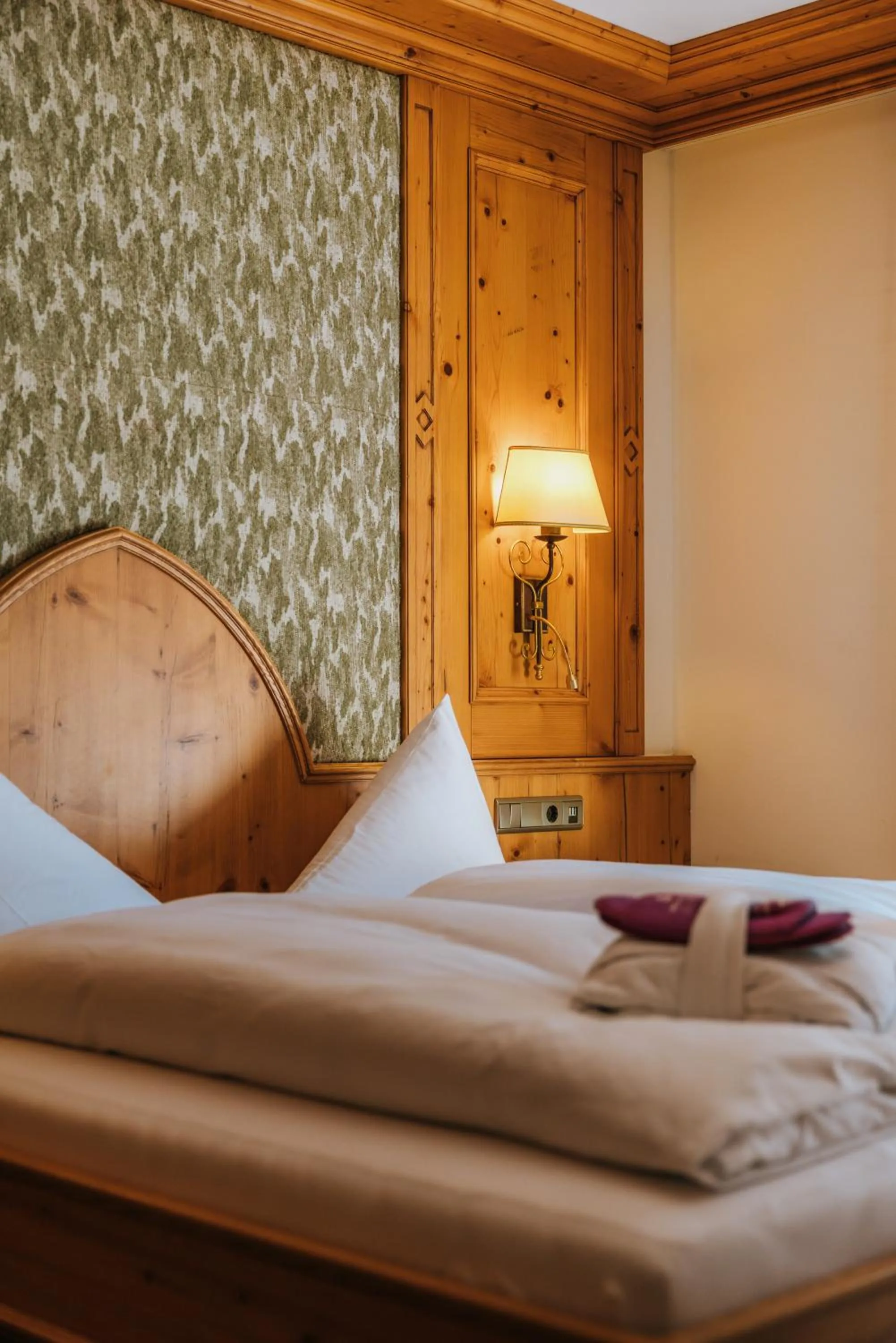 Bed in Anthony´s Alpin Hotel Garni