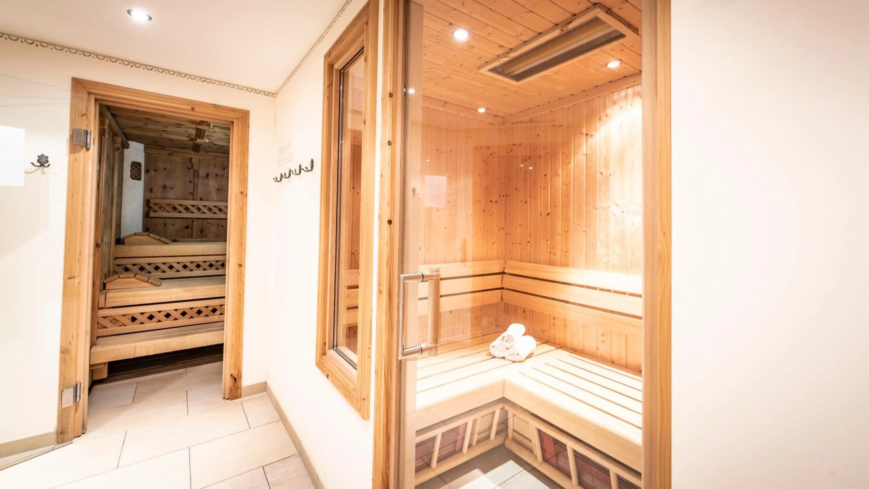 Sauna in Anthony´s Alpin Hotel Garni