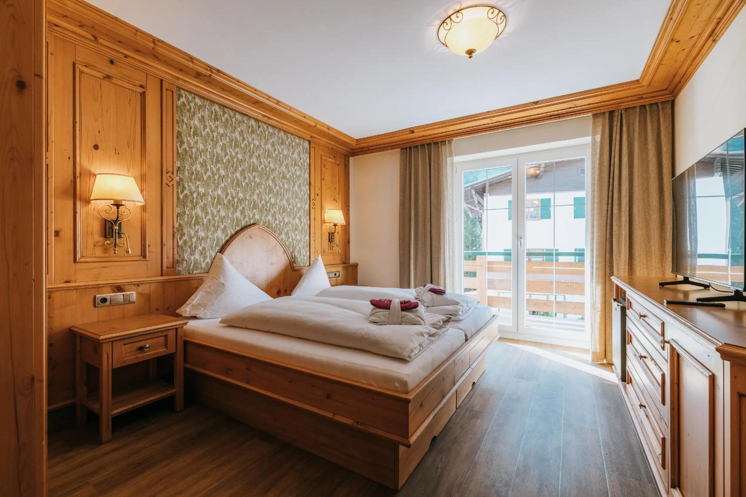 Bed in Anthony´s Alpin Hotel Garni