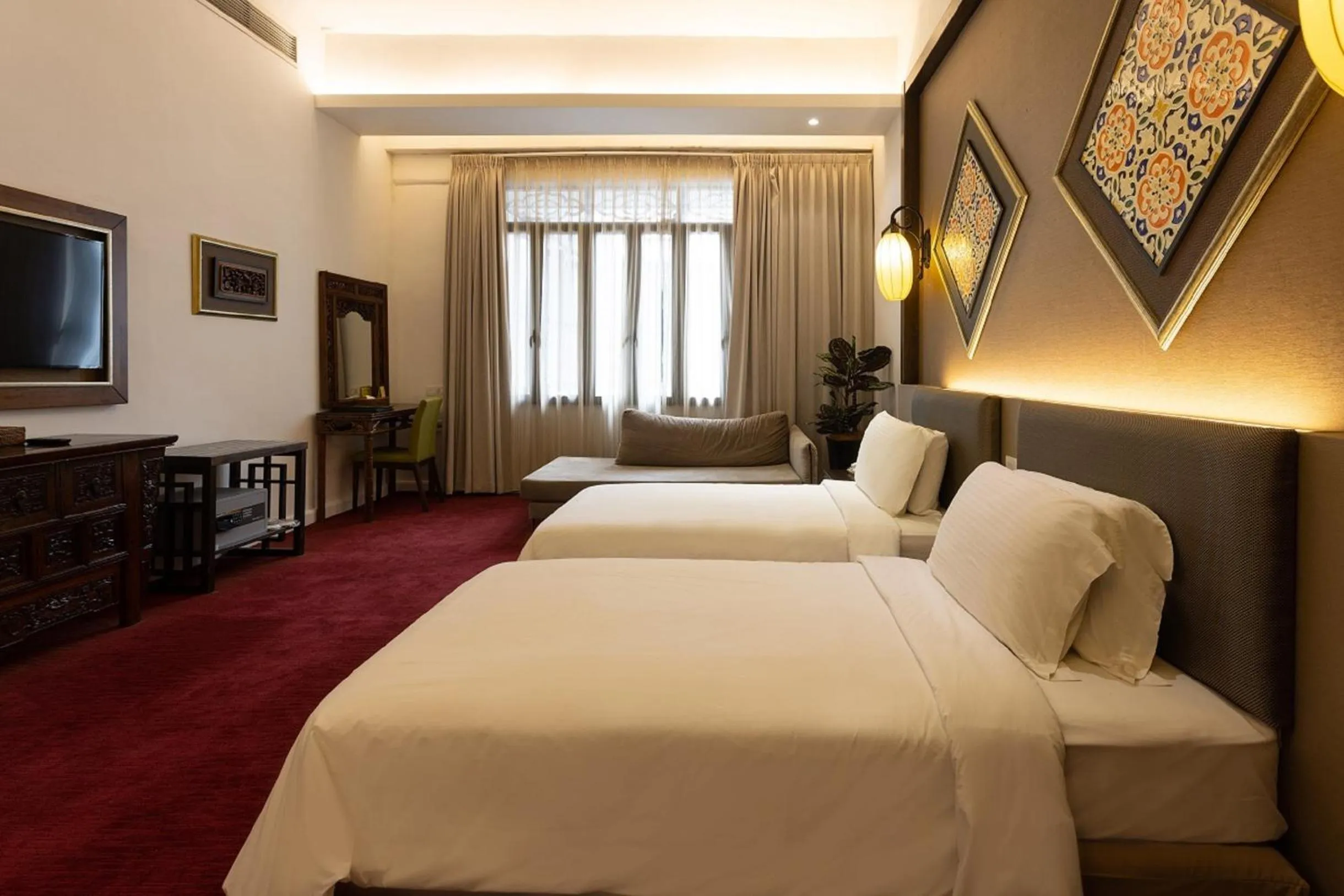 Bed in Hotel Puri Melaka