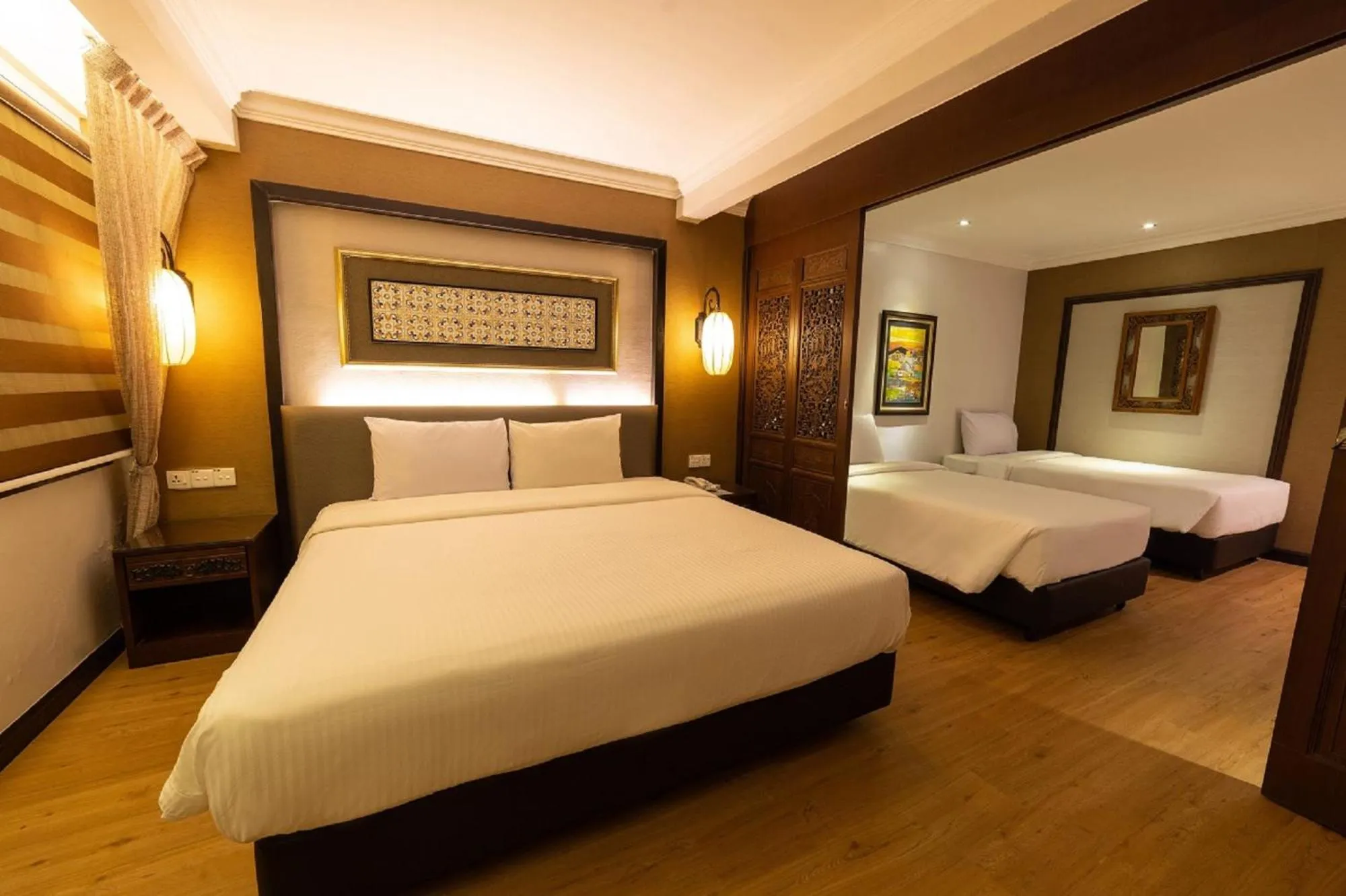 Bedroom, Bed in Hotel Puri Melaka