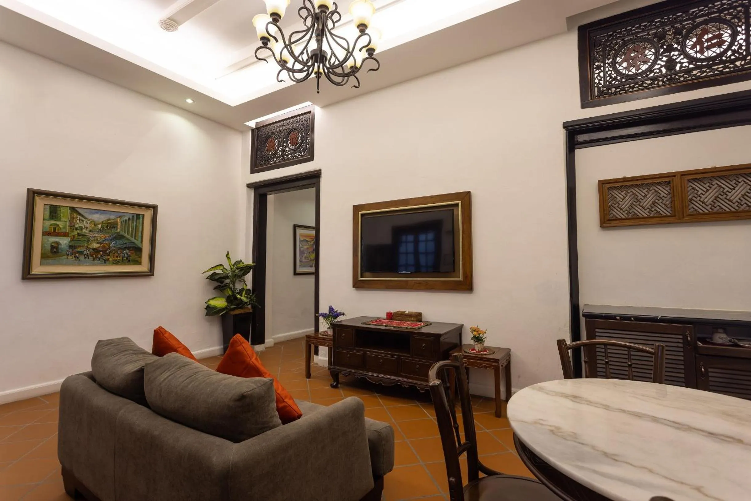 Living room in Hotel Puri Melaka