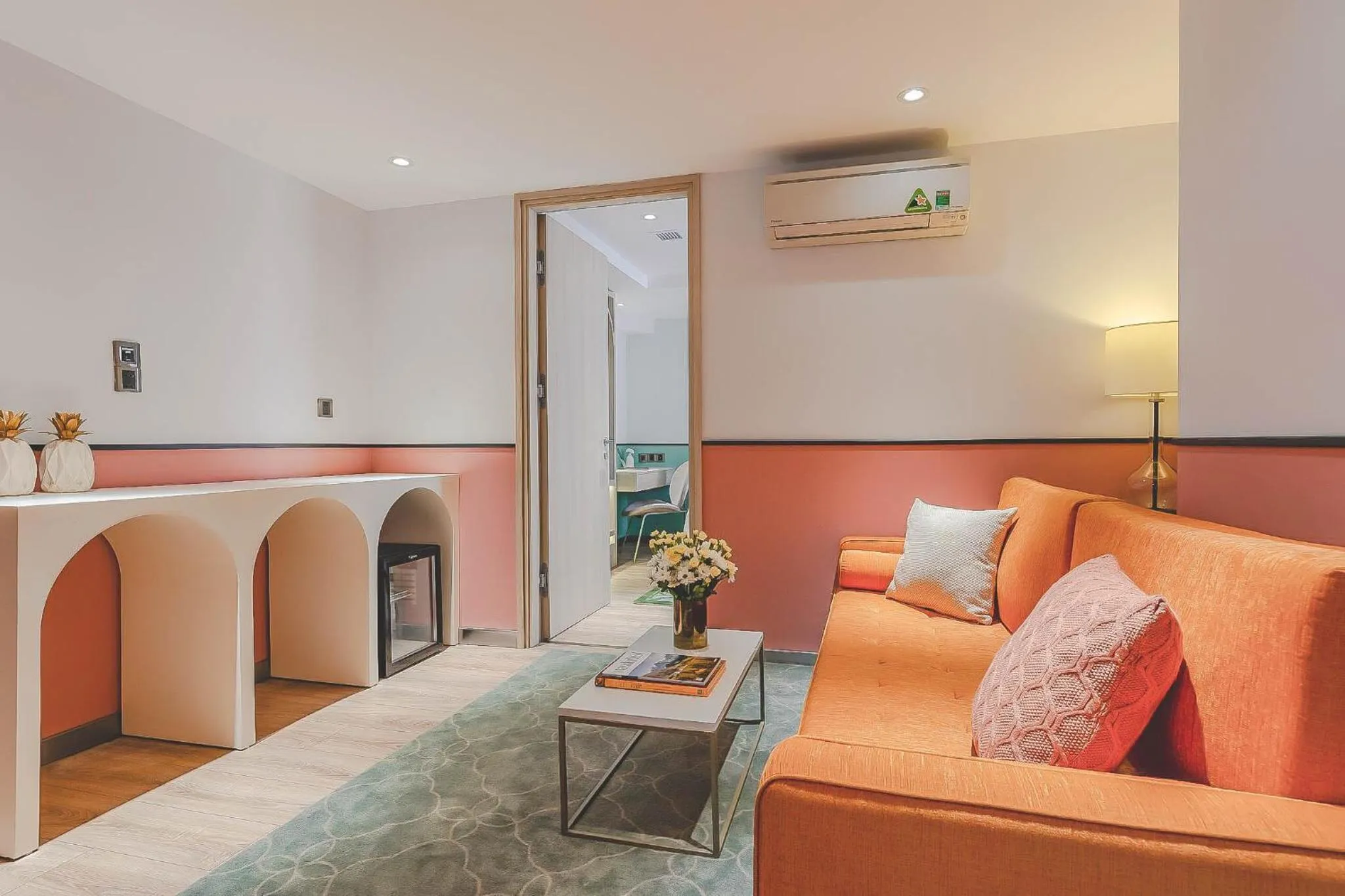 Living room in Hanoi Le Jardin Hotel & Spa