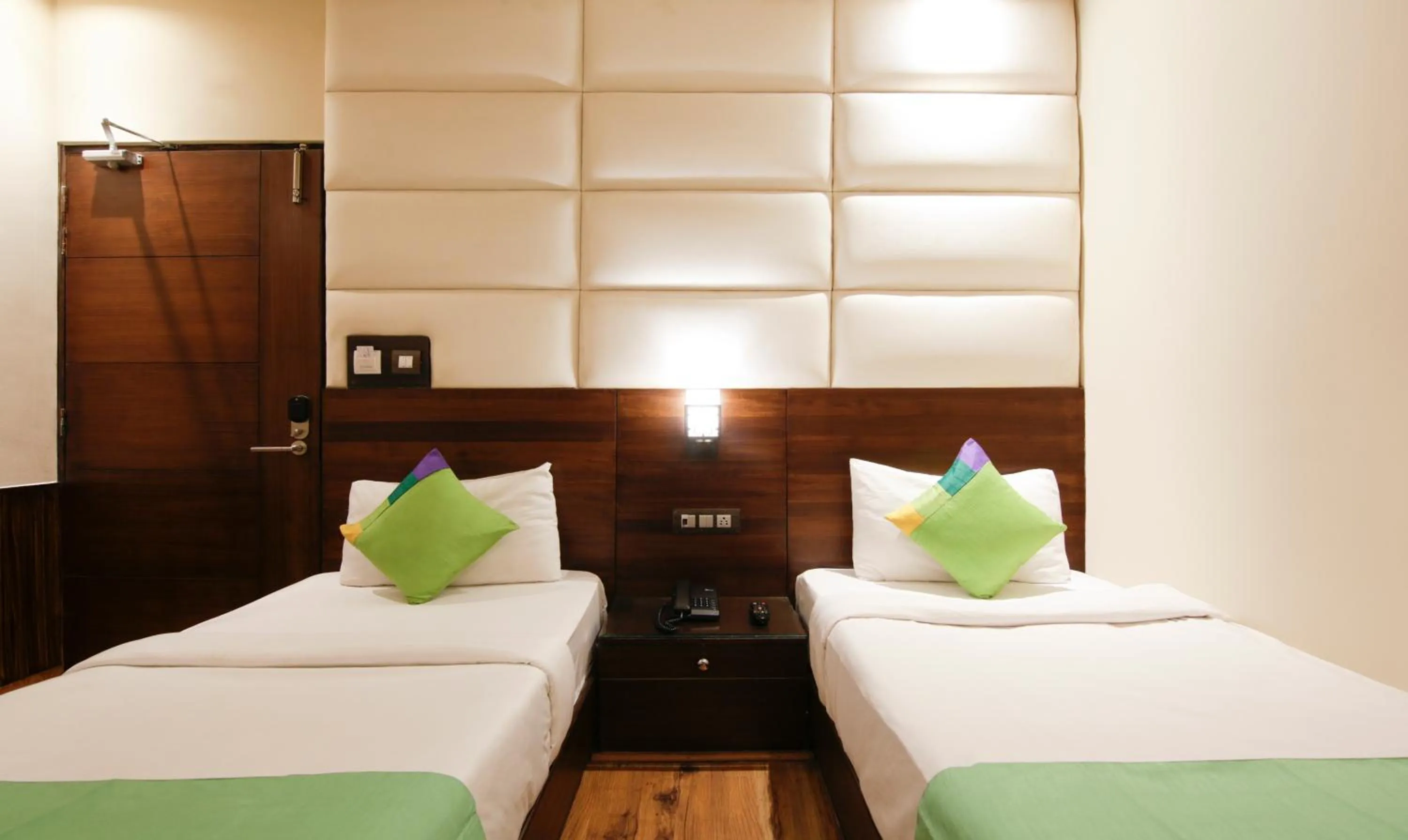 Bed in Treebo Punjabi Nature Residency, Near Faridabad Railway Station