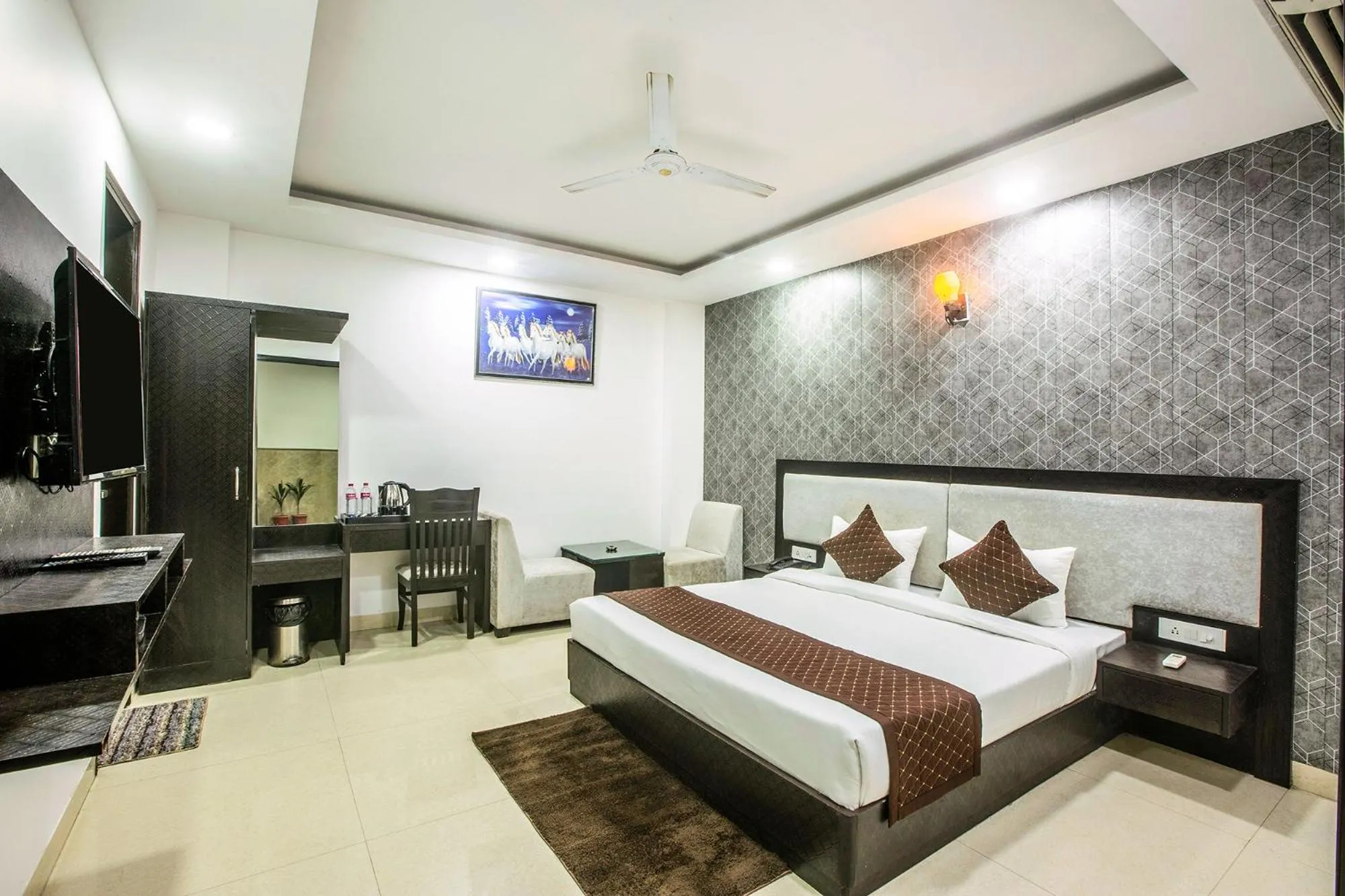 Bed in FabHotel Airport Zone Olive