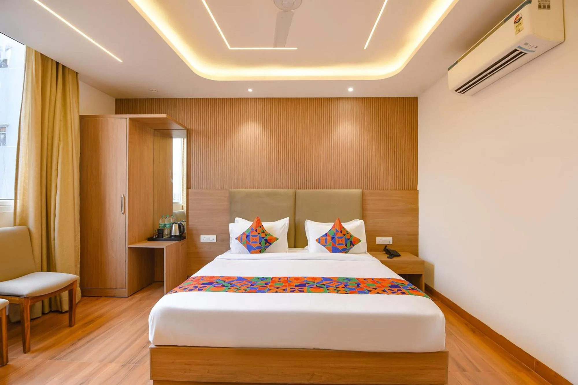 Bed in FabHotel Airport Zone Olive