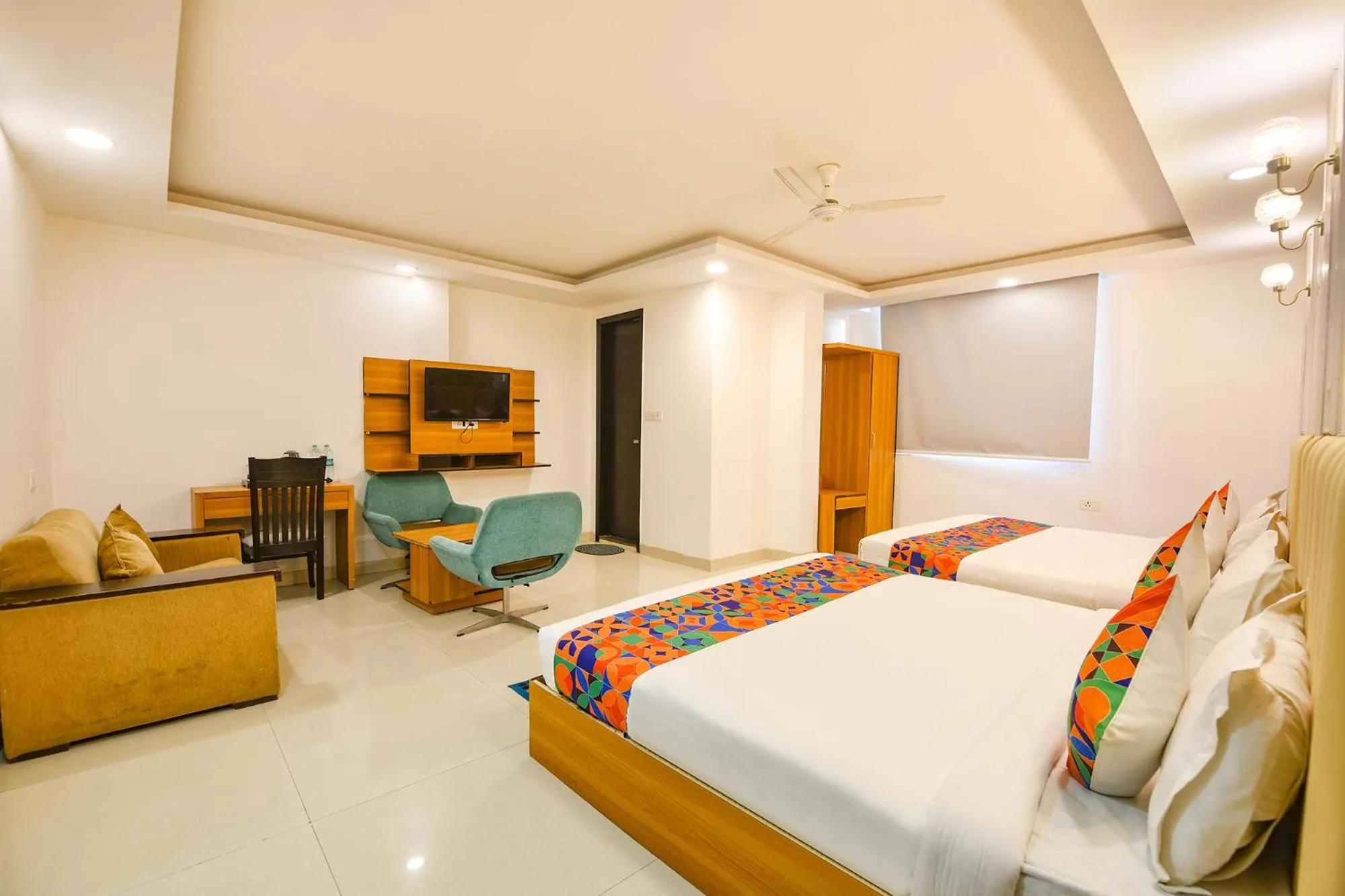 Bed in FabHotel Airport Zone Olive