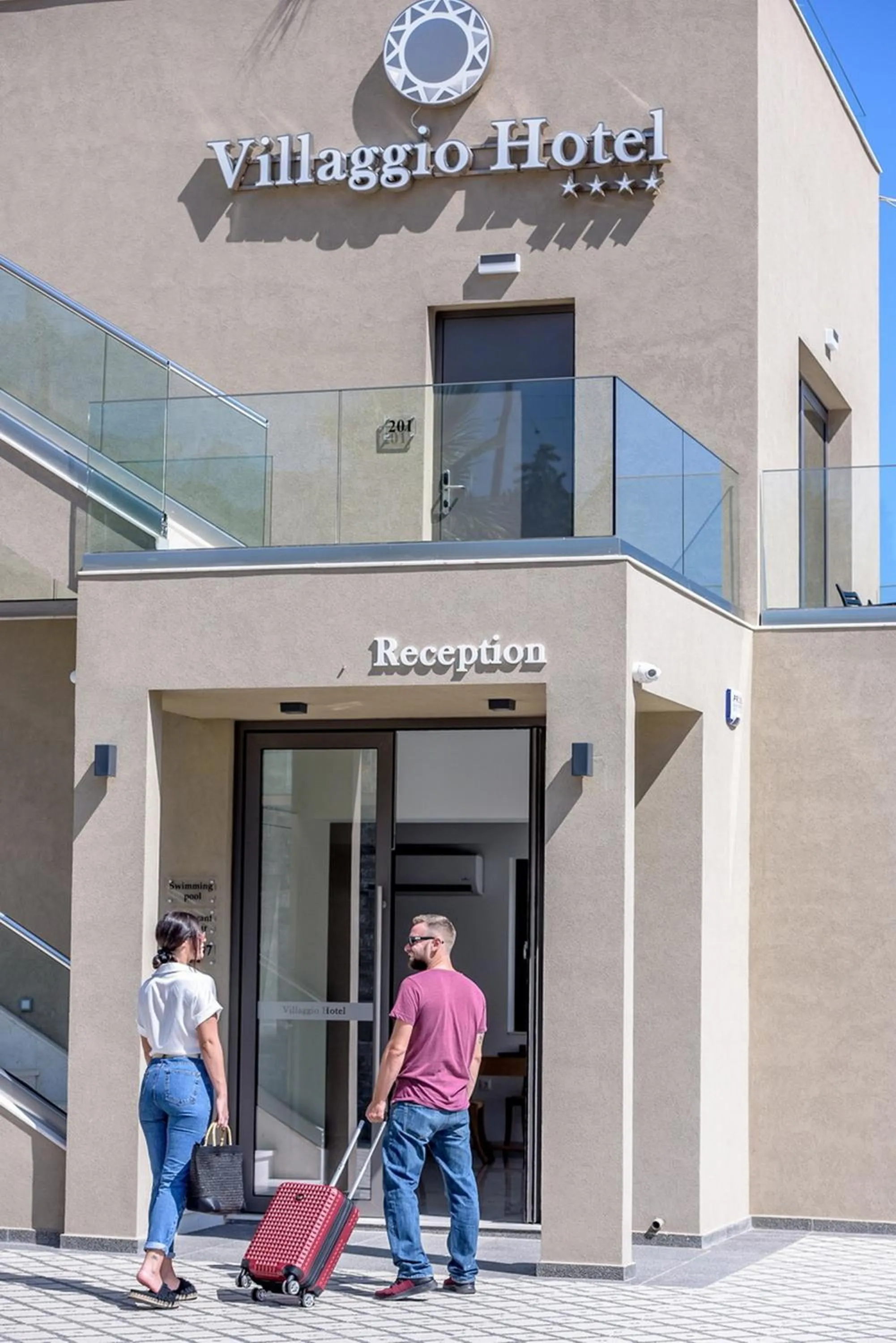 Facade/entrance in Villaggio Boutique Hotel Hersonissos - Adults Only