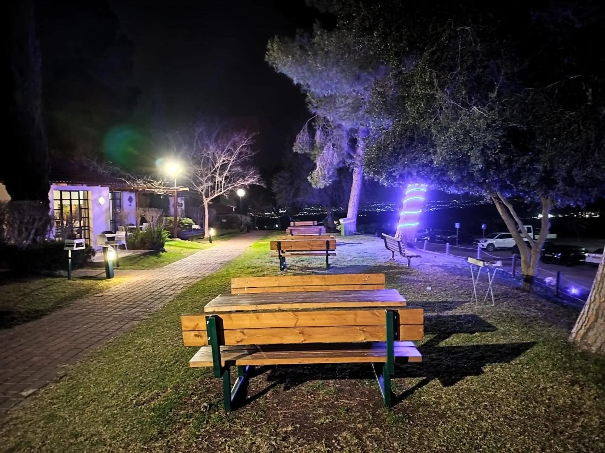 Night in Shoresh Green Hills