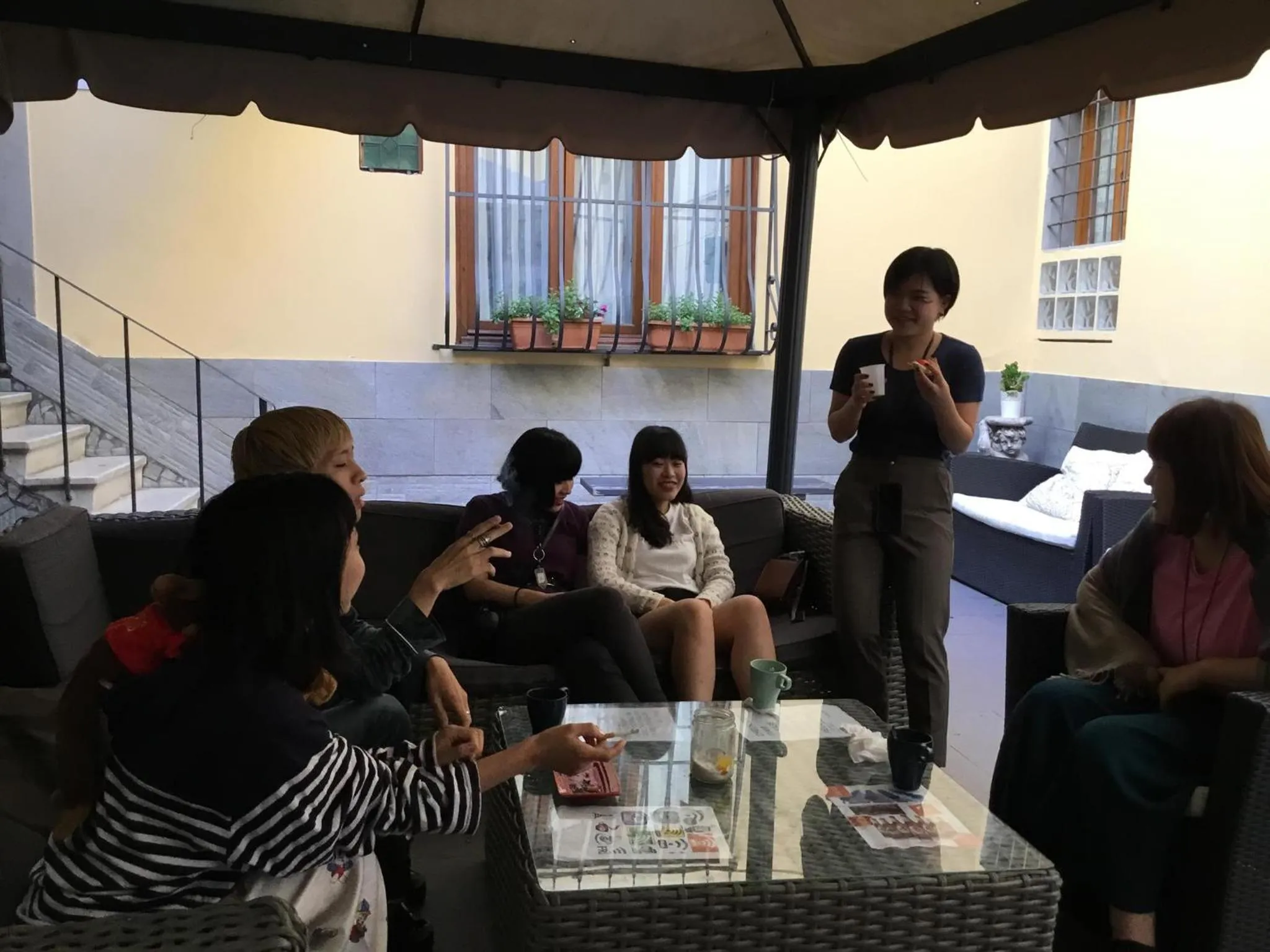 Balcony/Terrace in New Hostel Florence