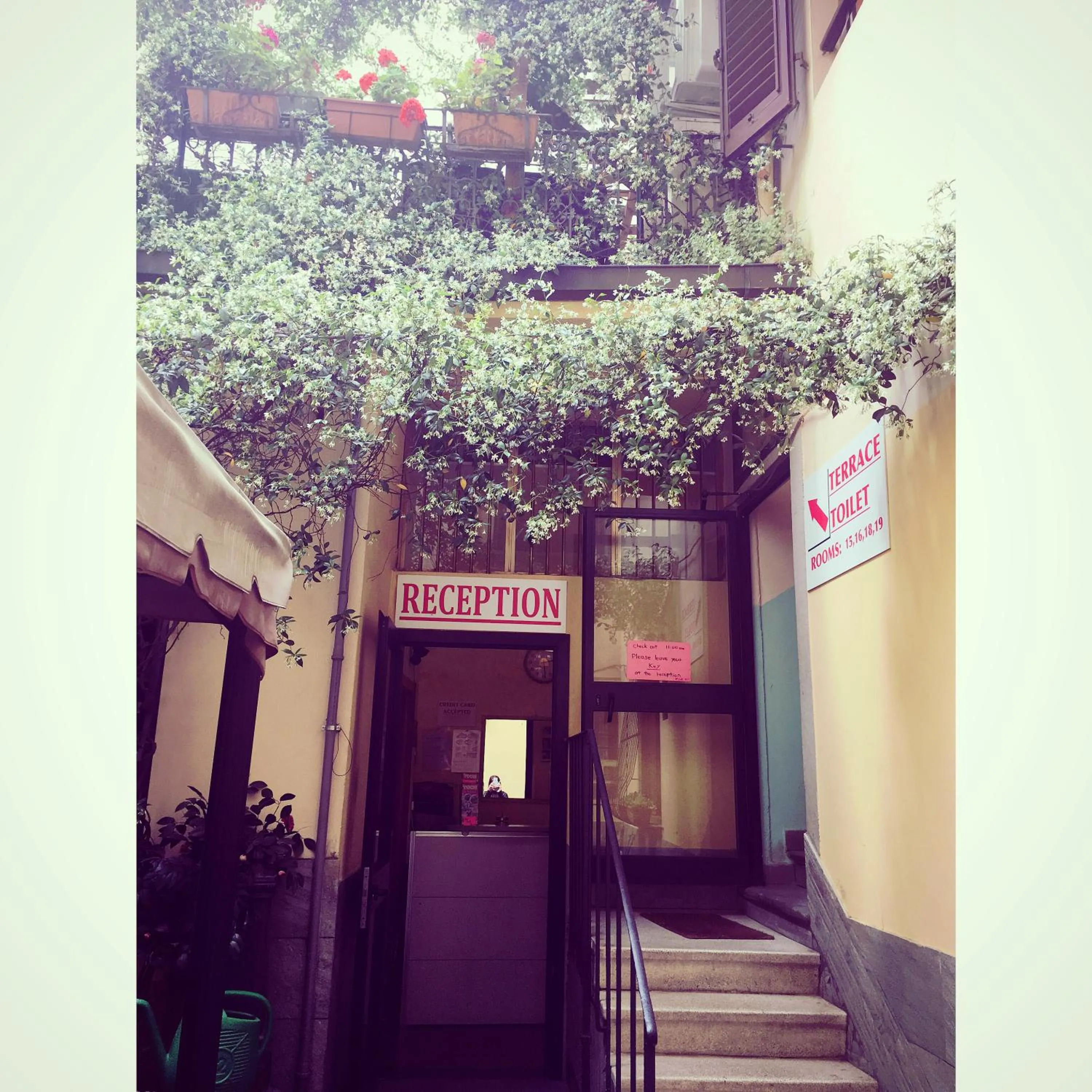 Facade/entrance in New Hostel Florence