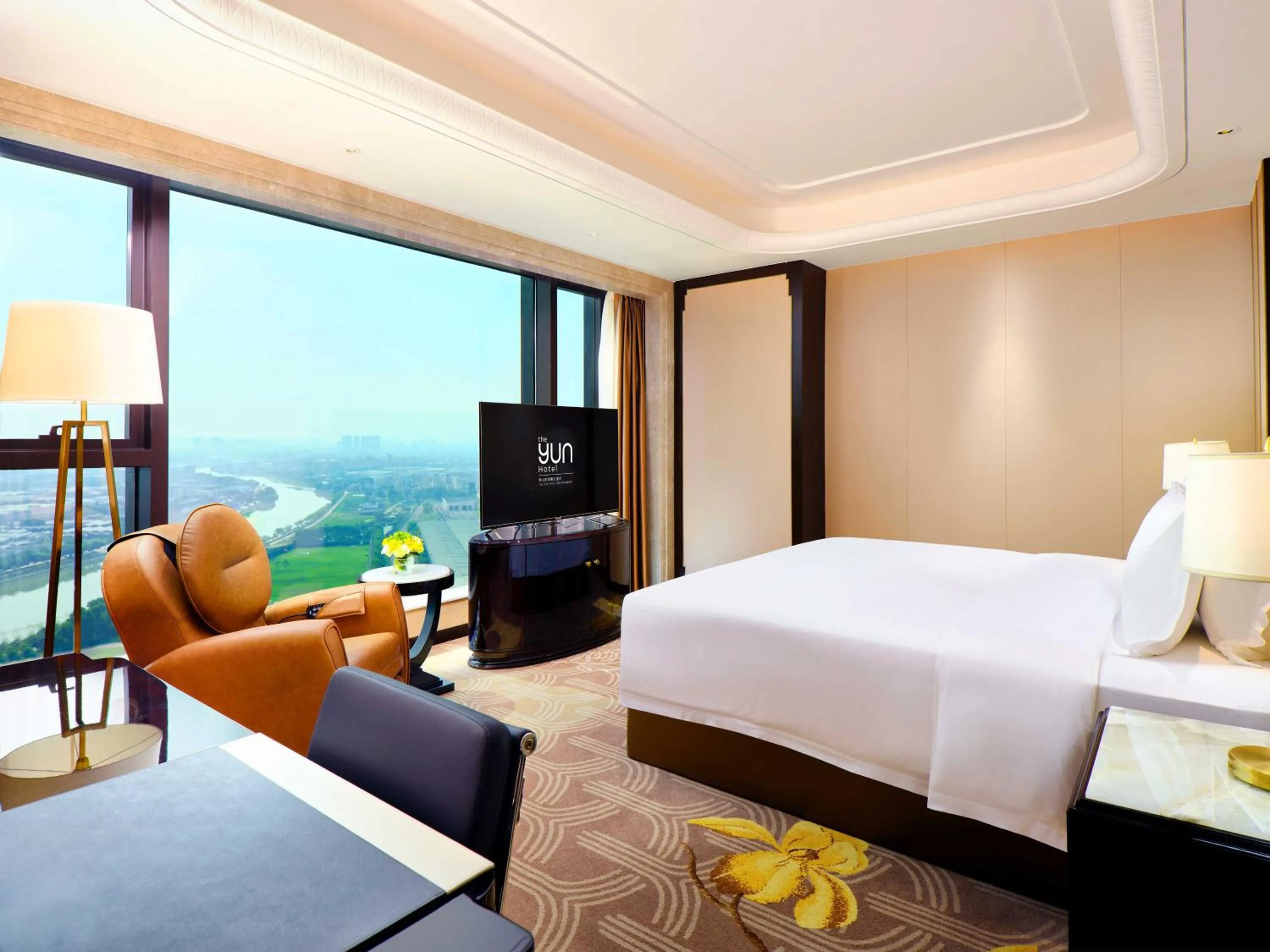 TV and multimedia, Bed in The Yun Hotel Foshan Nanhai