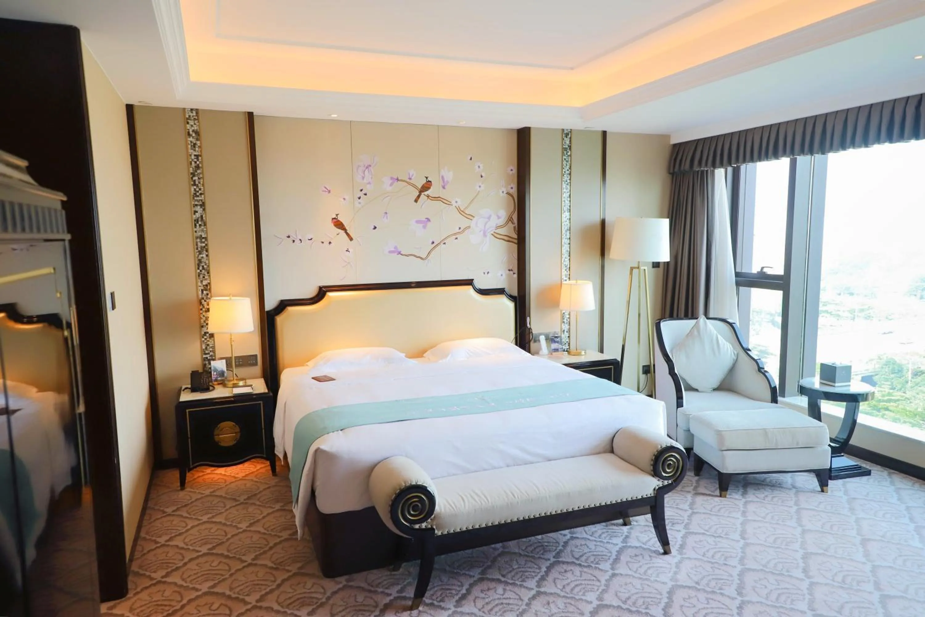 Bedroom, Bed in The Yun Hotel Foshan Nanhai