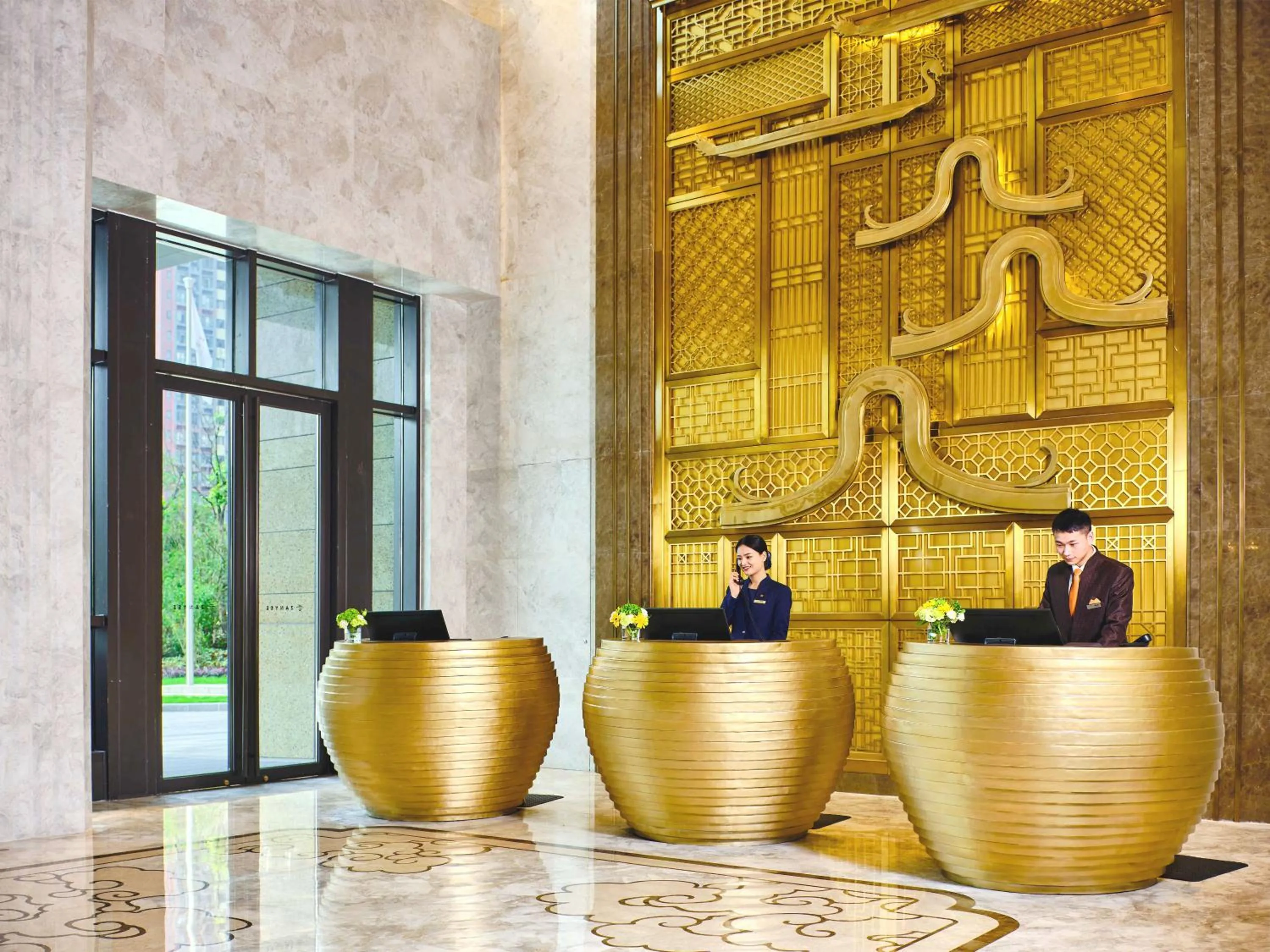 Lobby or reception in The Yun Hotel Foshan Nanhai