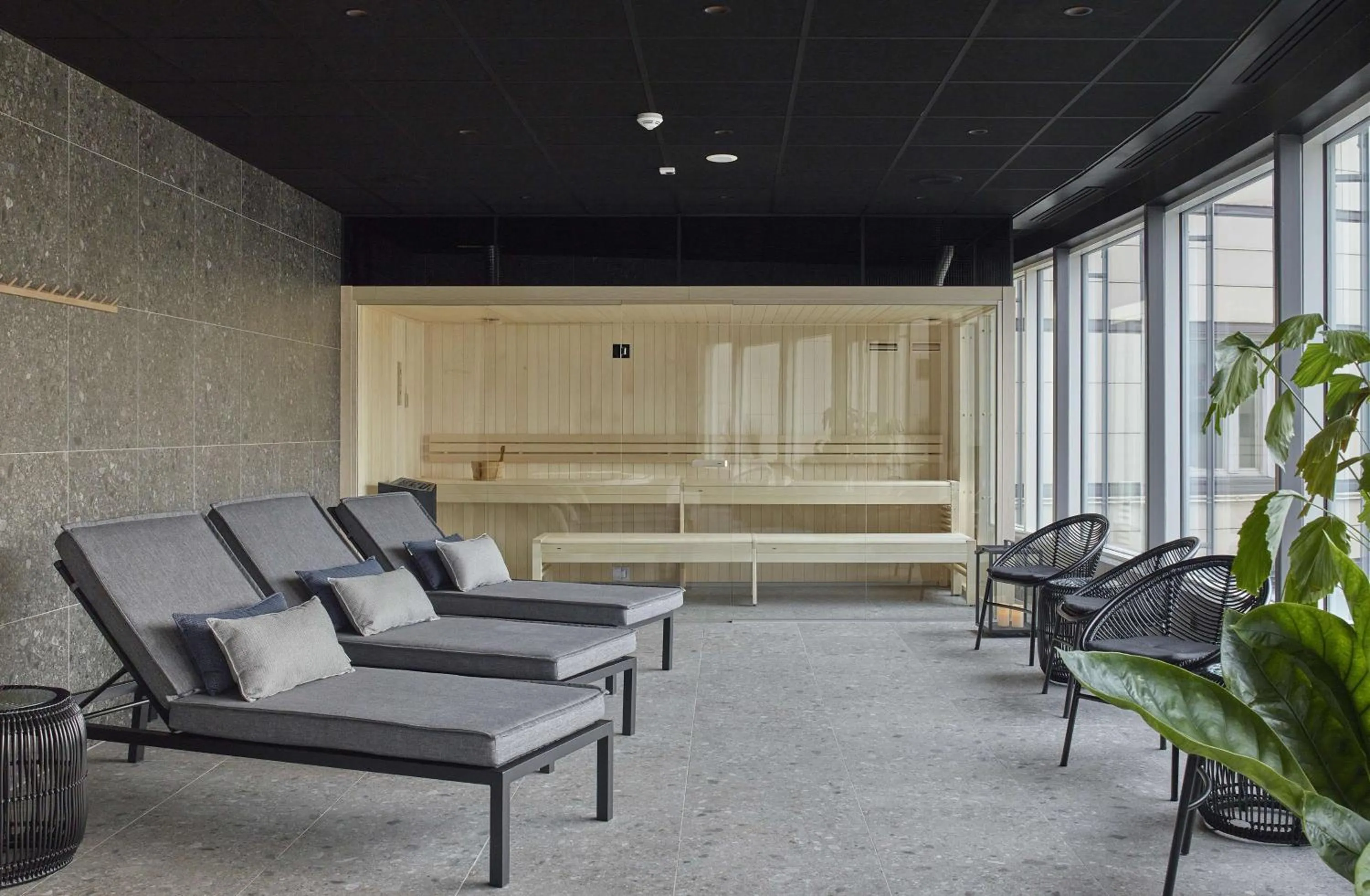 Sauna in Scandic Opalen