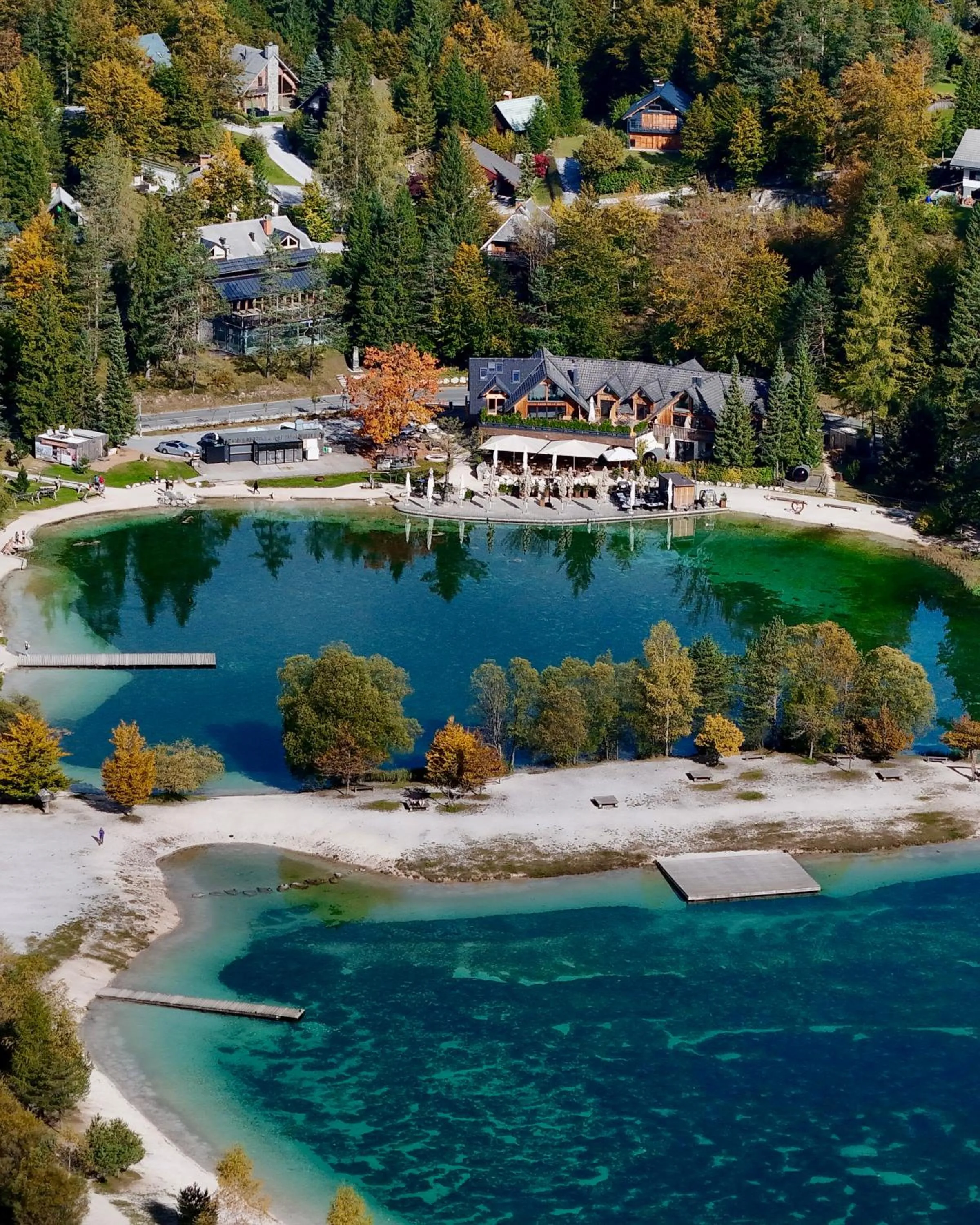 Property building in JASNA NATUR Resort by the lake