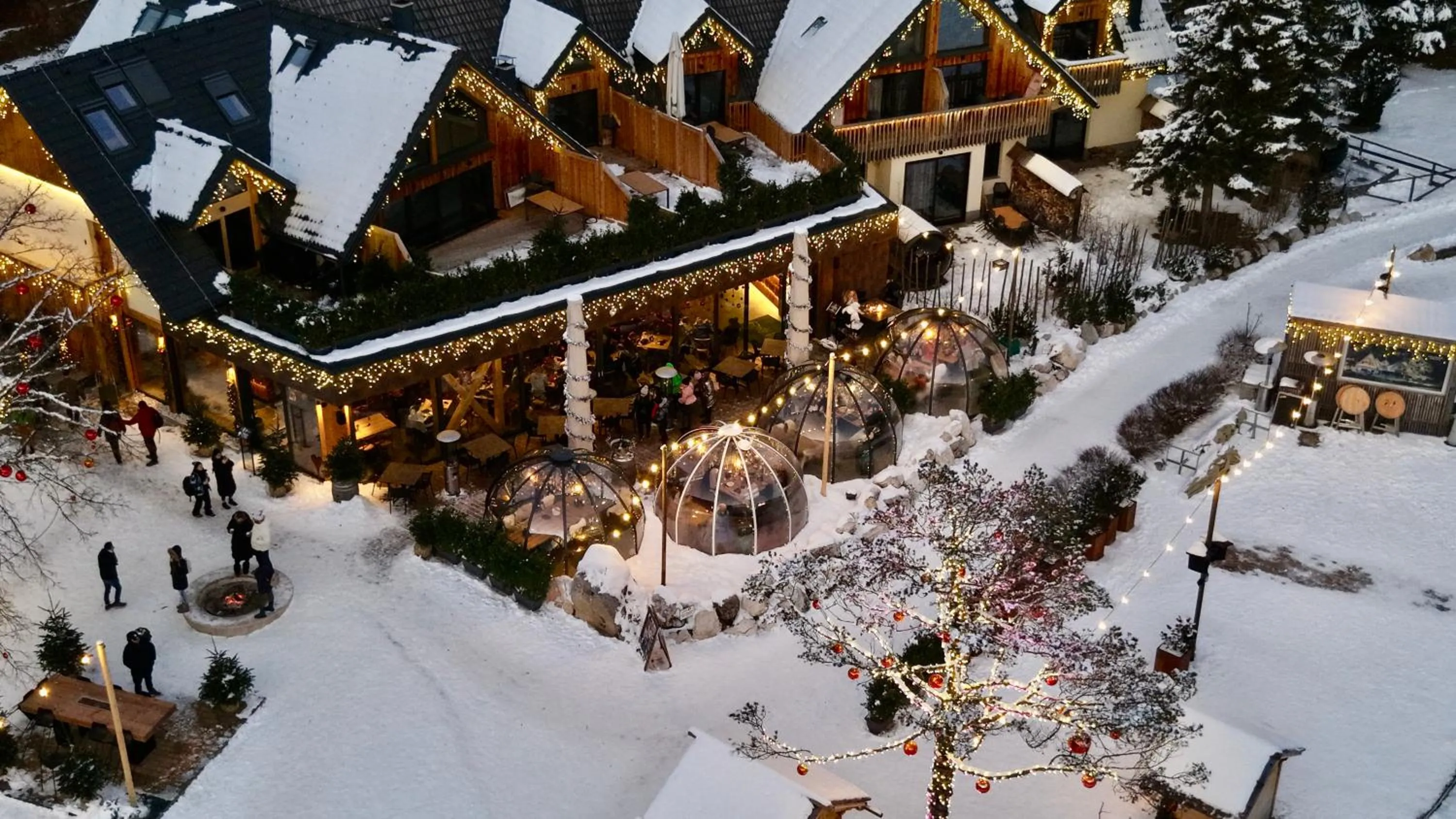 Property building in JASNA NATUR Resort by the lake