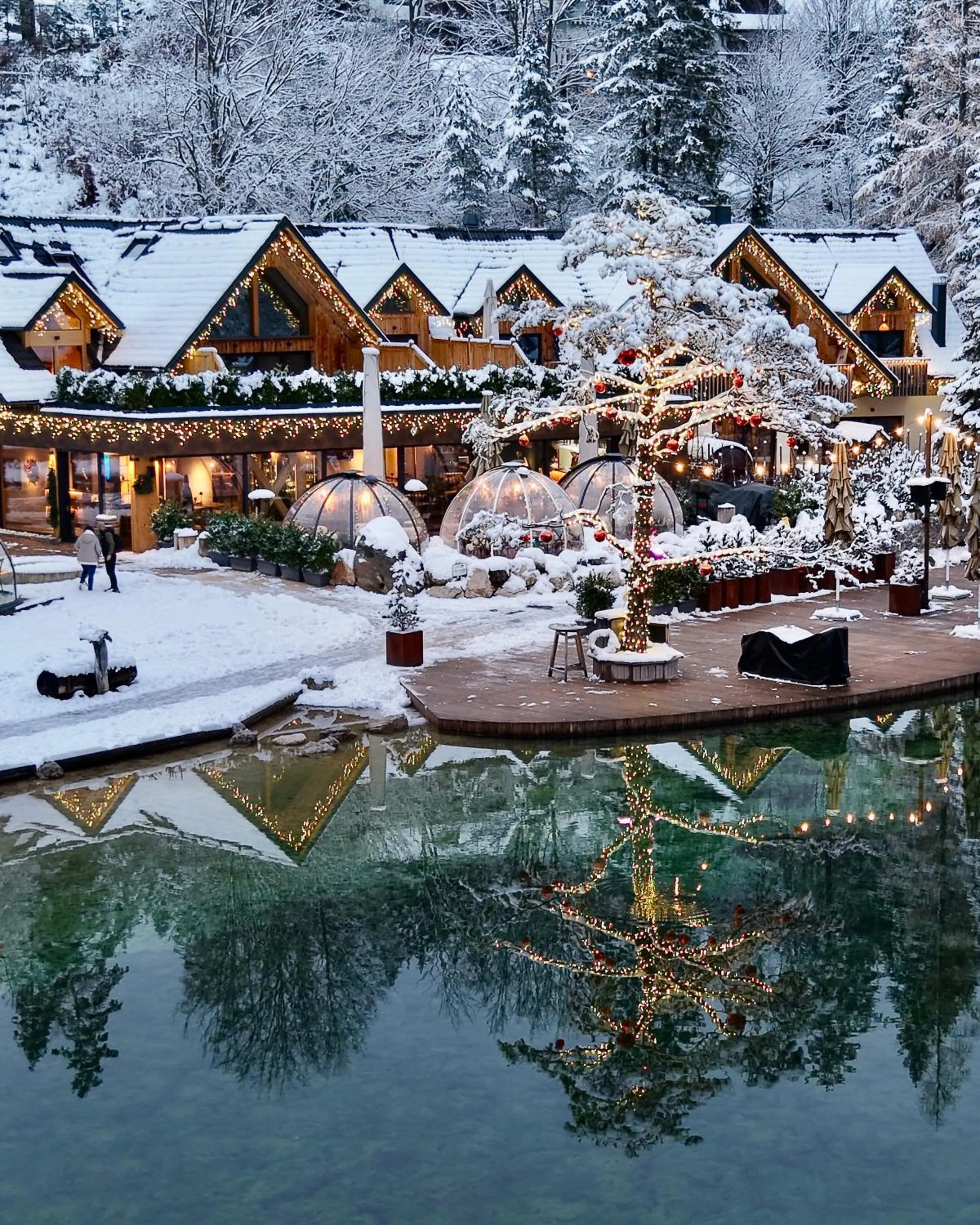 Property building in JASNA NATUR Resort by the lake