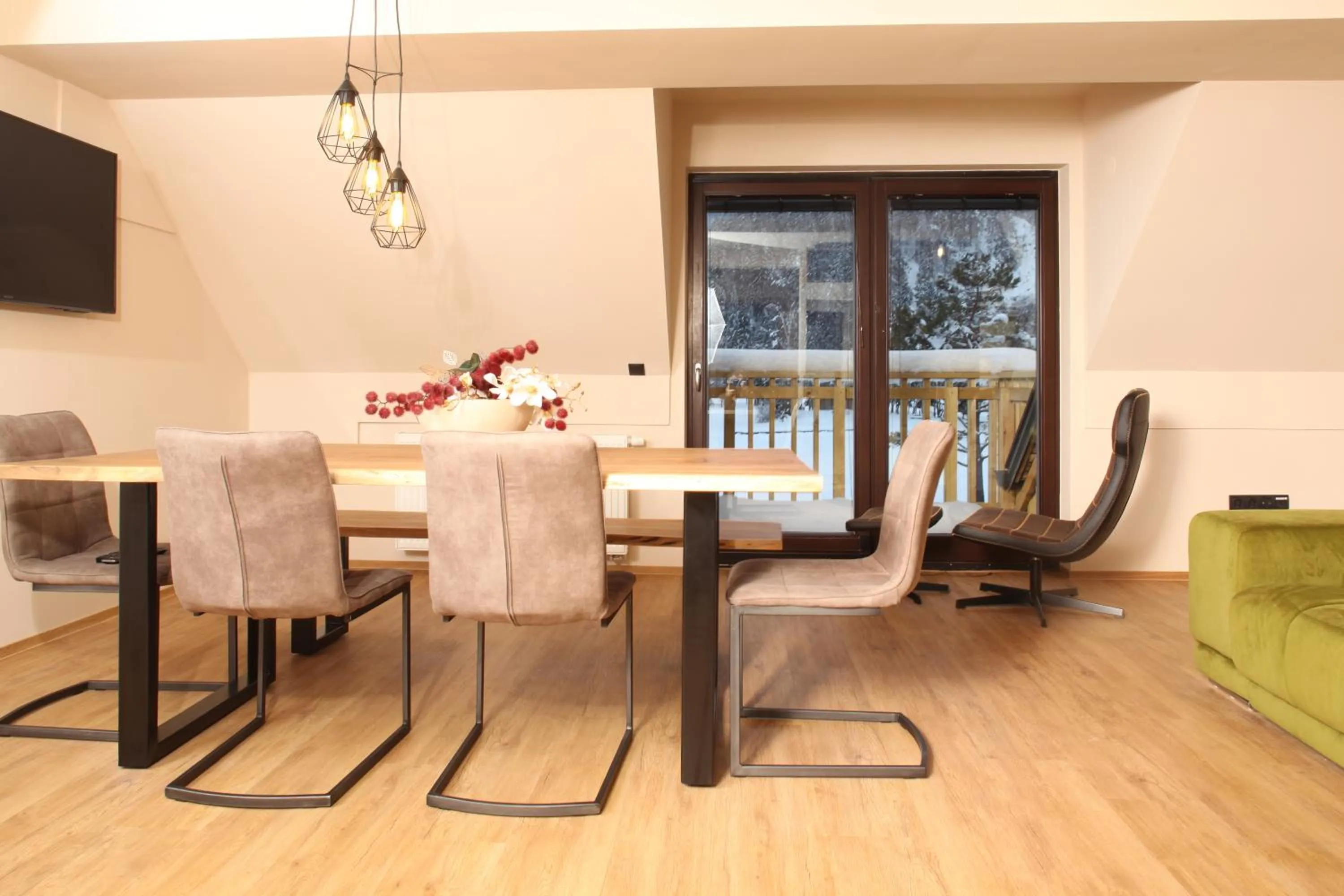 TV and multimedia in JASNA NATUR Resort by the lake