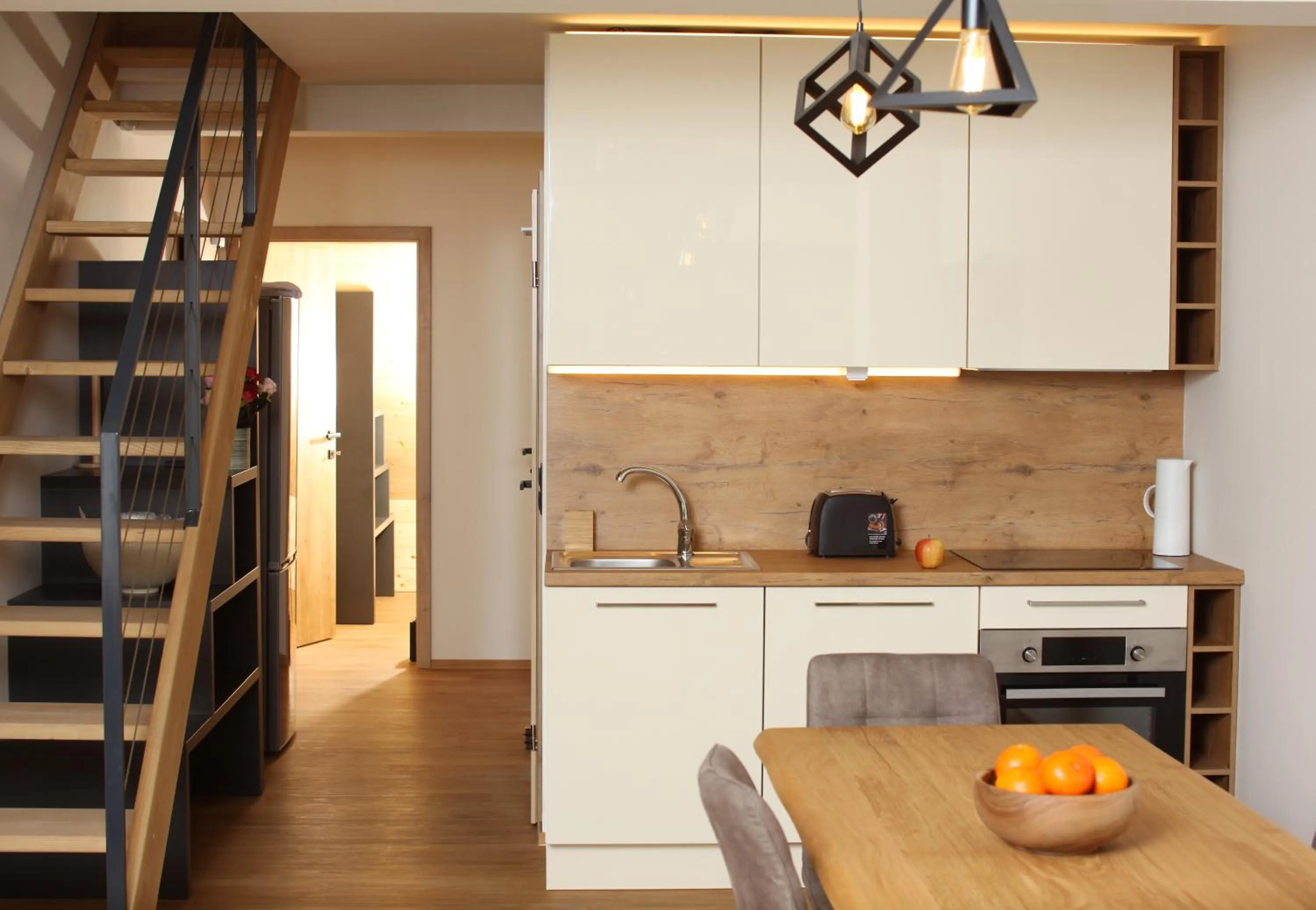 Kitchen or kitchenette in JASNA NATUR Resort by the lake