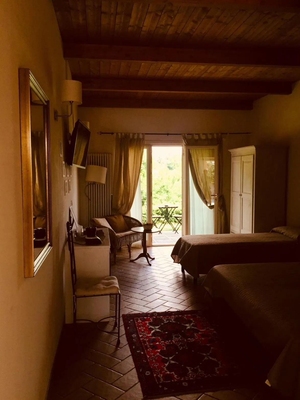 Garden view in Agriturismo al Colle