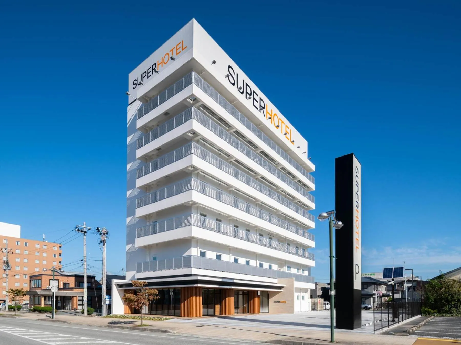 Bird's eye view in Super Hotel Yamagata Sakurambo-Higashine Station Front