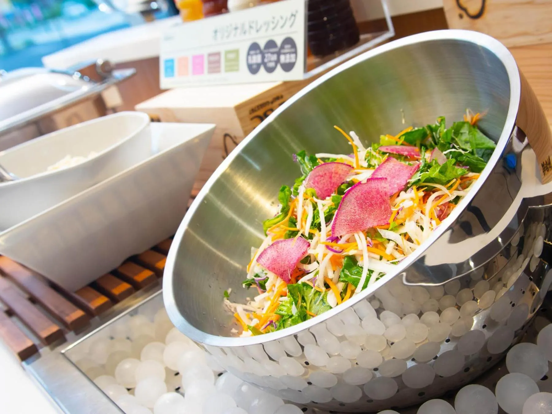 Buffet breakfast in Super Hotel Yamagata Sakurambo-Higashine Station Front