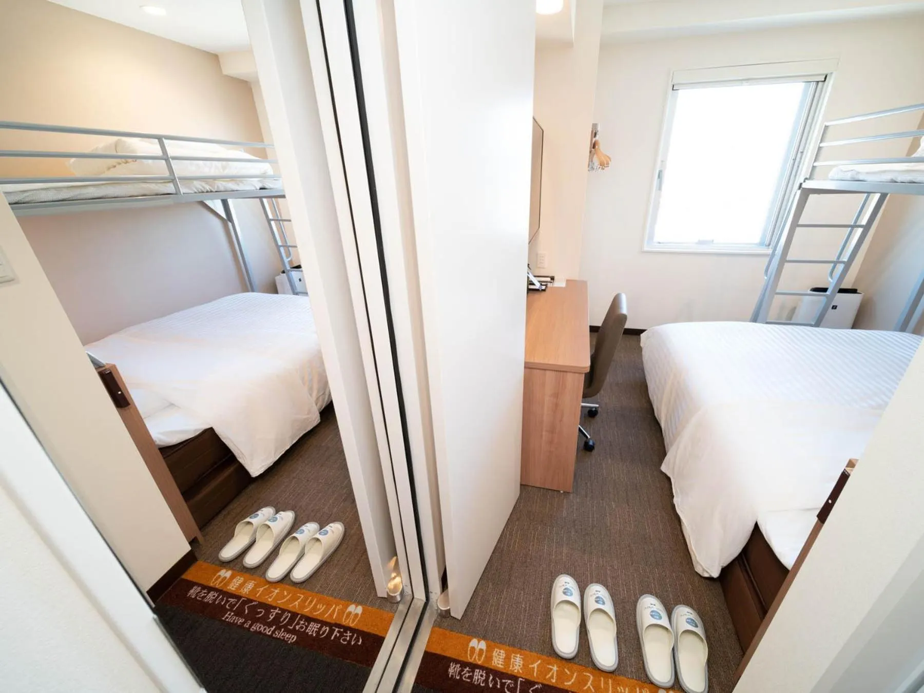 Photo of the whole room, Bed in Super Hotel Yamagata Sakurambo-Higashine Station Front
