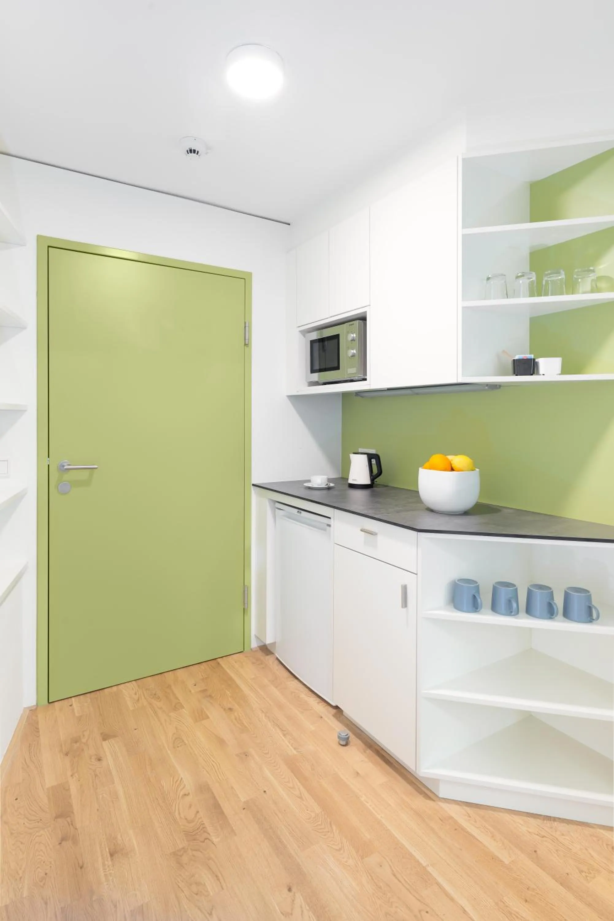 Kitchen or kitchenette in myNext - Hotel Leo