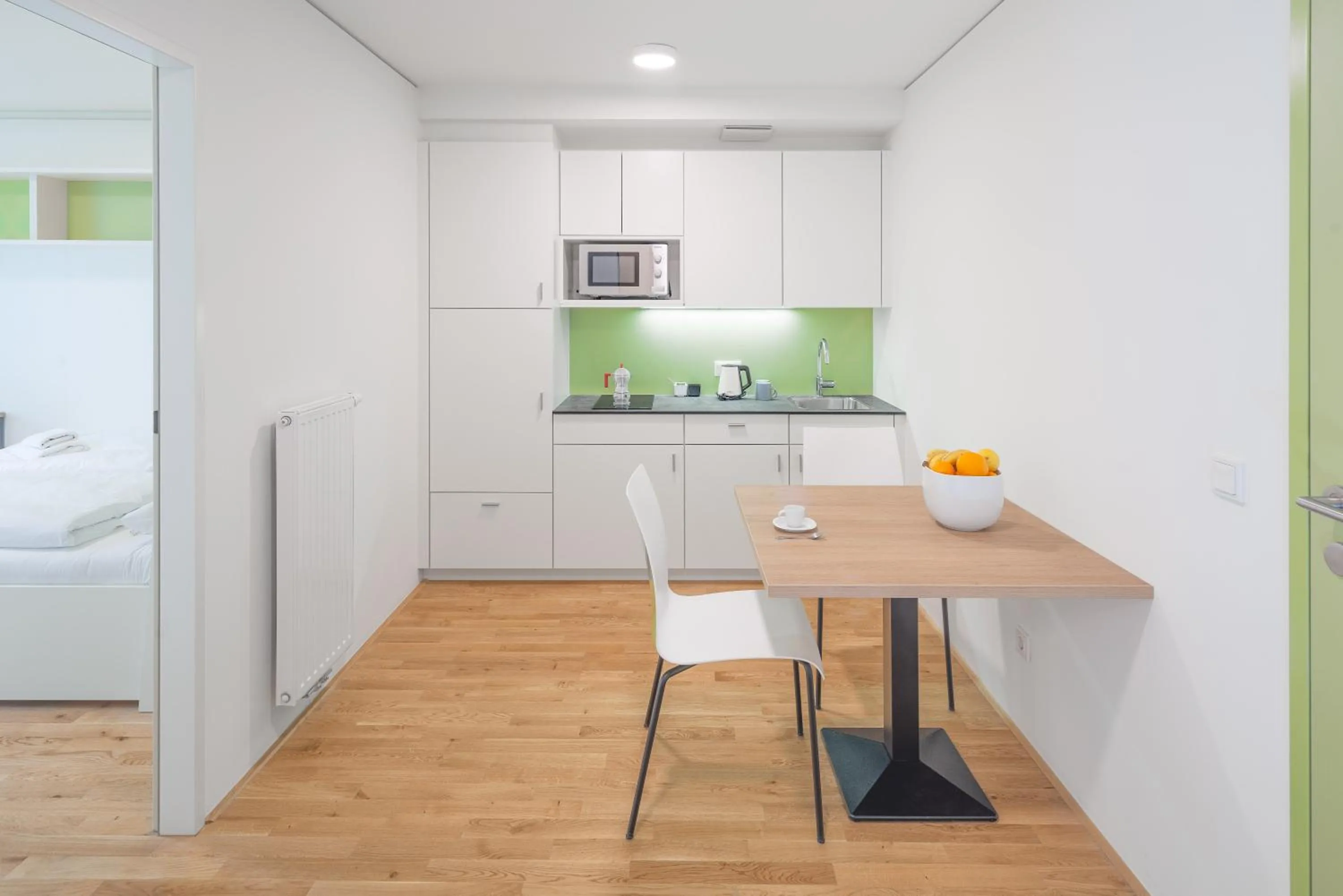Kitchen or kitchenette in myNext - Hotel Leo