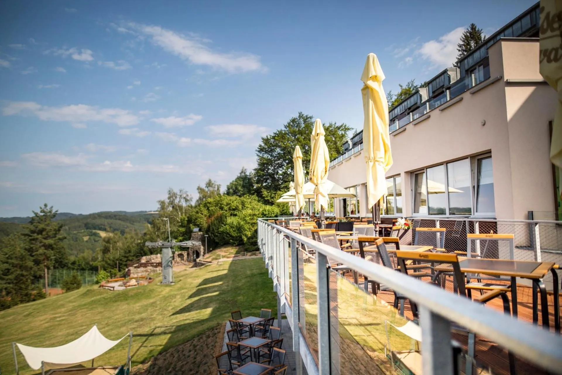 Balcony/Terrace in Hotel Monínec - Depandance Nová Javorka
