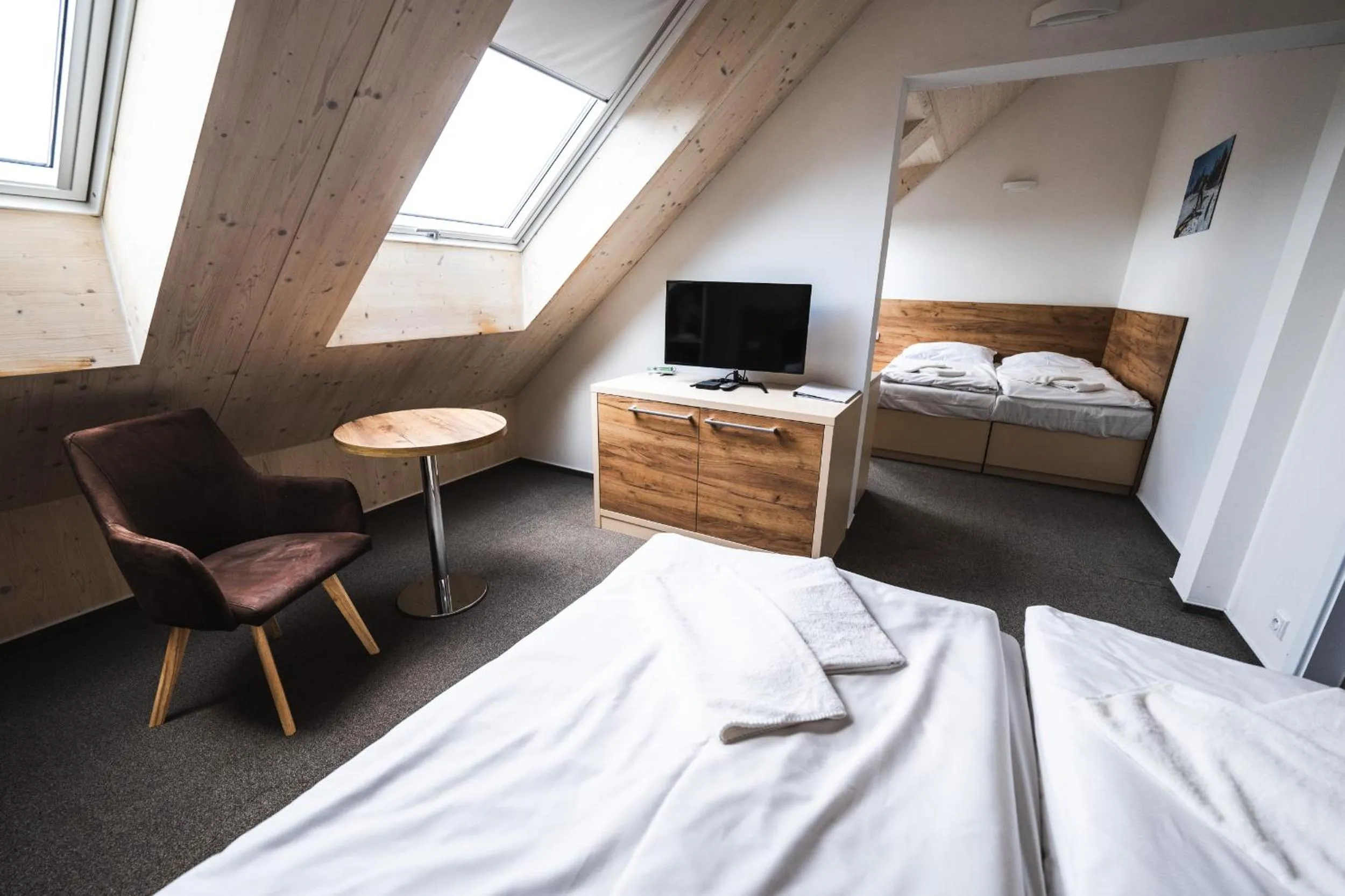 Bedroom, Bed in Hotel Monínec - Depandance Nová Javorka