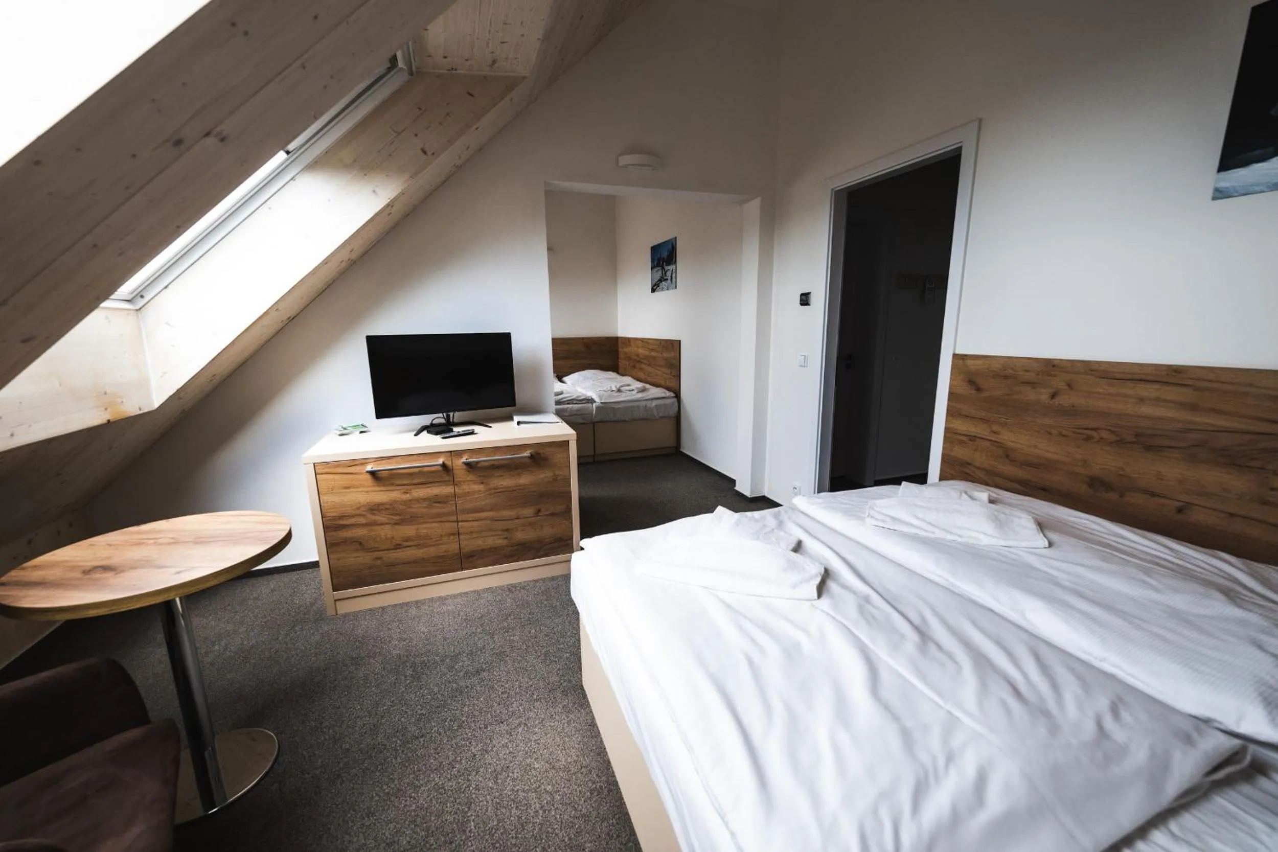 Bedroom, Bed in Hotel Monínec - Depandance Nová Javorka