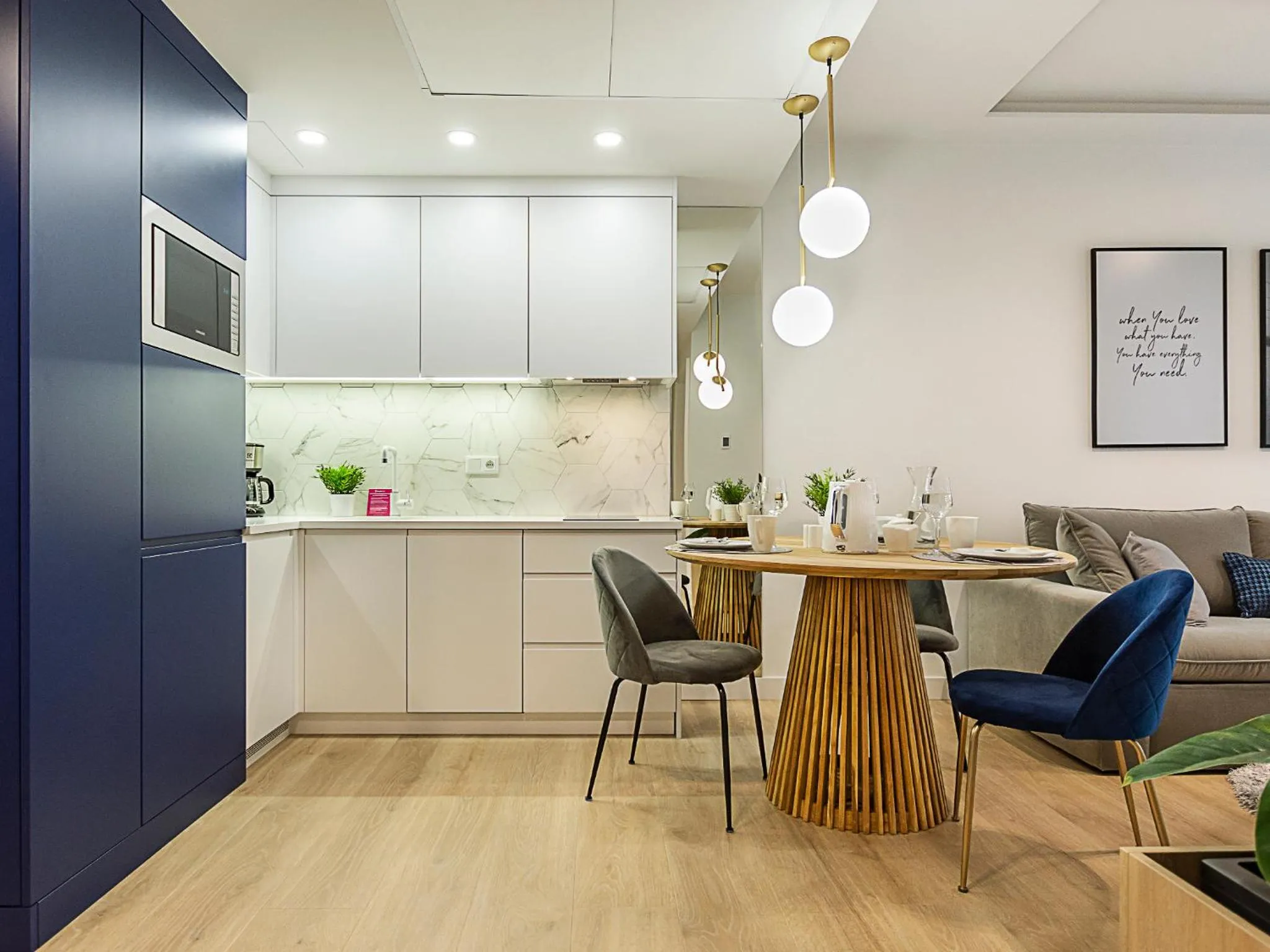 Kitchen or kitchenette in VacationClub - Baltic Park Fort Apartament E.303