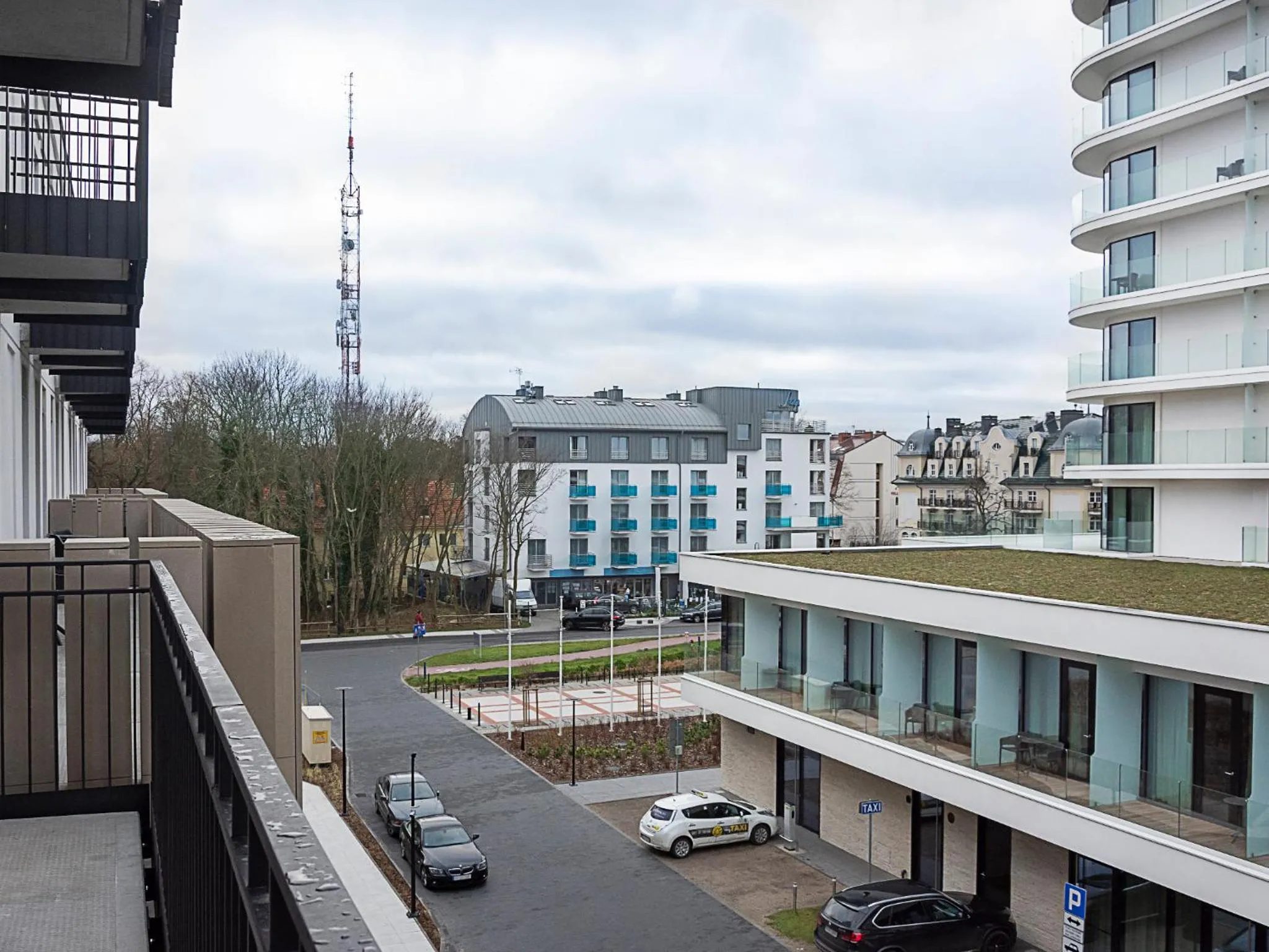 Quiet street view in VacationClub - Baltic Park Fort Apartament E.303